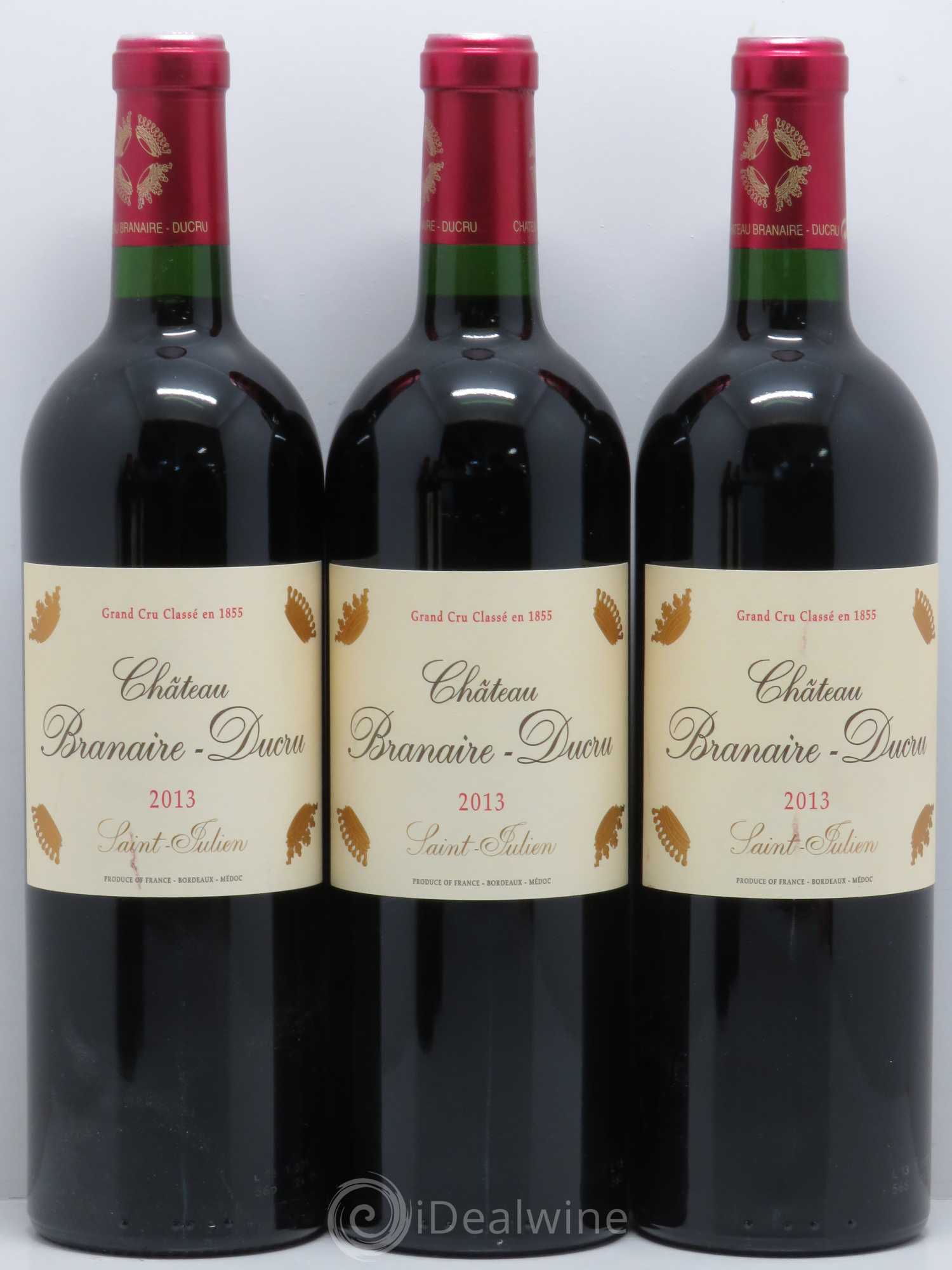 Château Branaire Ducru 4ème Grand Cru Classé 2013 - Lot de 5 bouteilles - 1