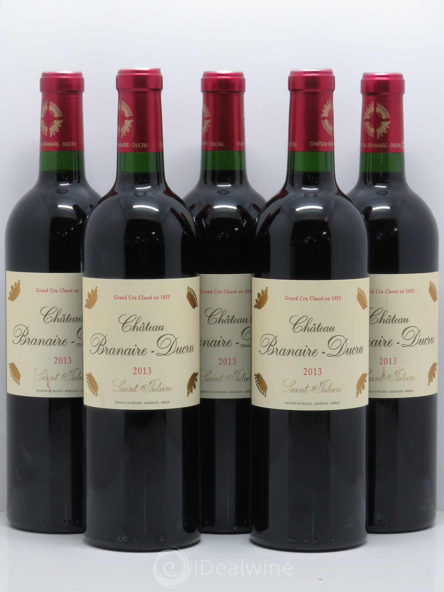 Château Branaire Ducru 4ème Grand Cru Classé 2013 - Lot de 5 bouteilles - 0