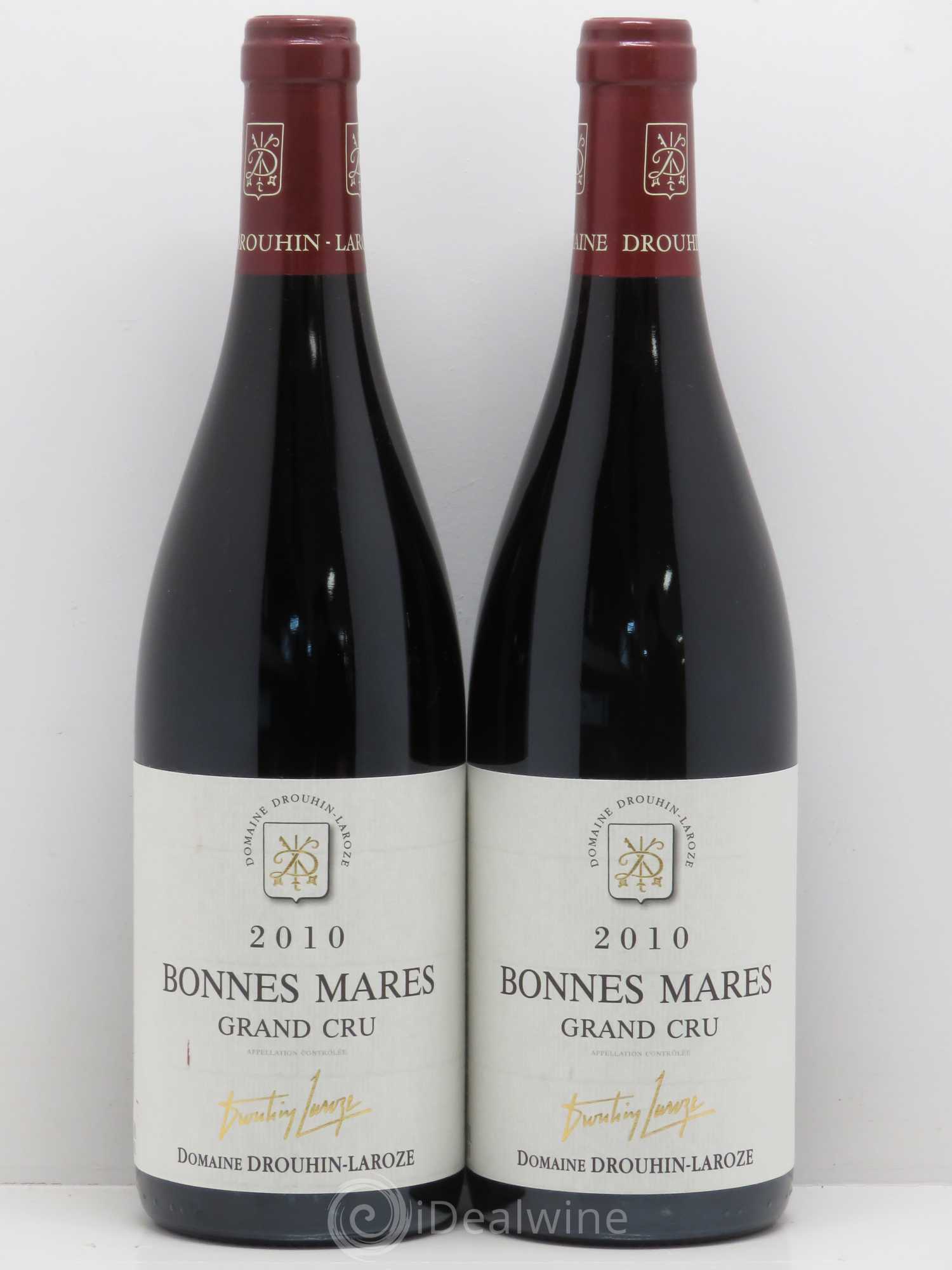Bonnes-Mares Grand Cru Domaine Drouhin-Laroze 2010 - Lot de 2 bouteilles - 0