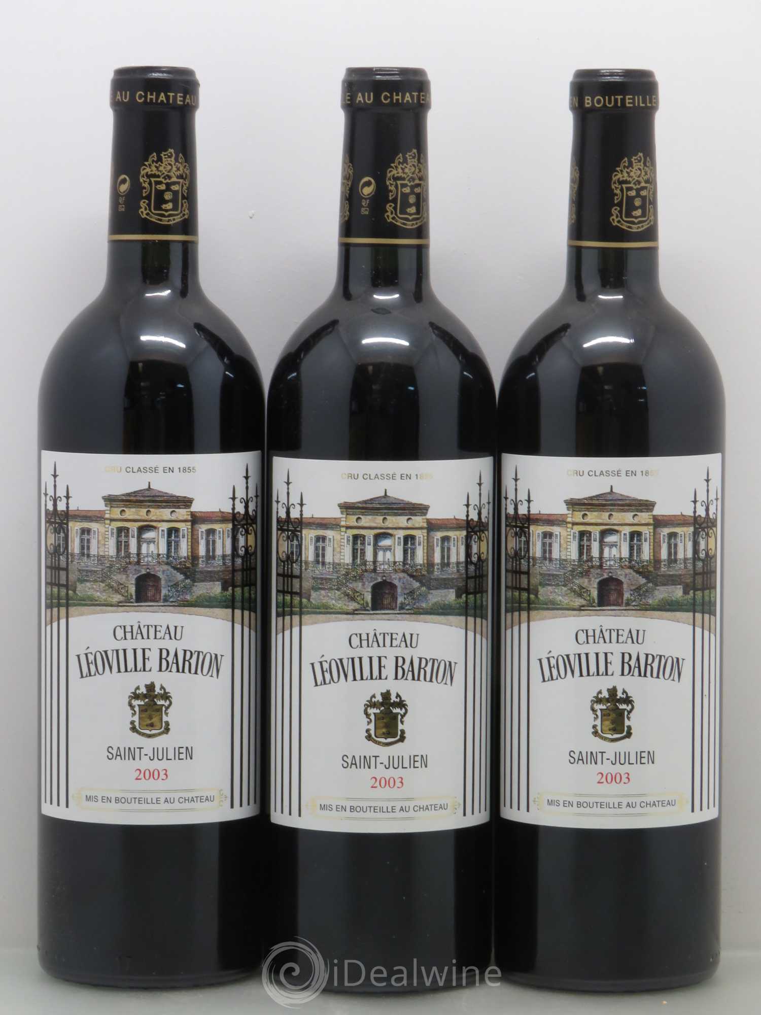 Château Léoville Barton 2ème Grand Cru Classé 2003 - Lot de 12 bouteilles - 2