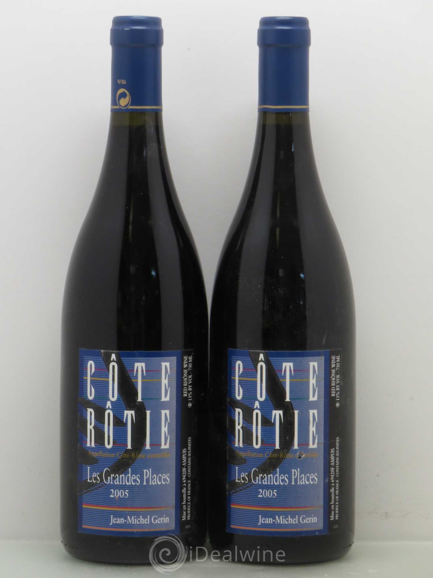 Côte-Rôtie Les Grandes Places Jean-Michel Gerin 2005 - Lot de 2 bouteilles - 0