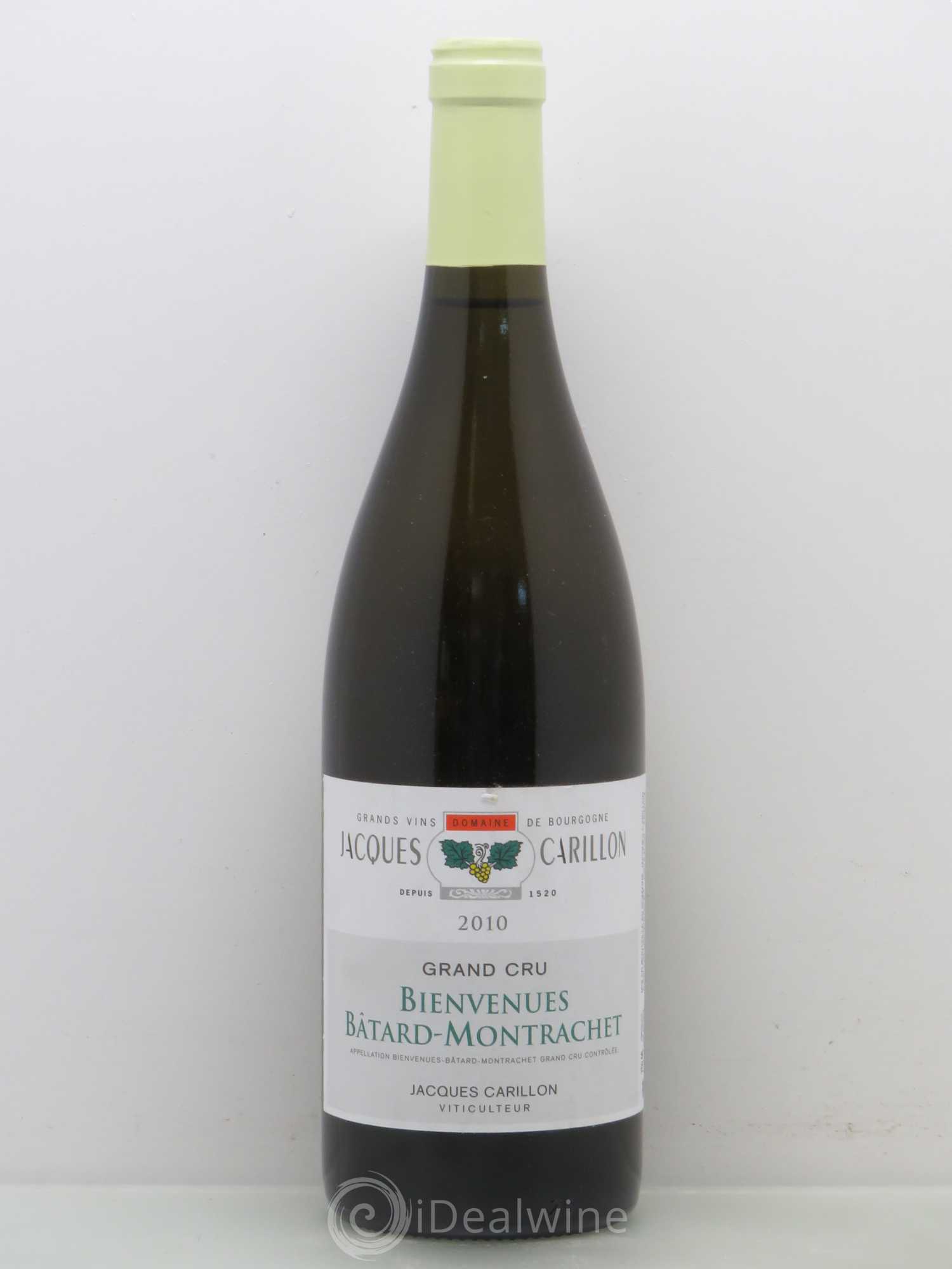 Bienvenues-Bâtard-Montrachet Grand Cru Jacques Carrillon 2010 - Lot de 1 bouteille - 0