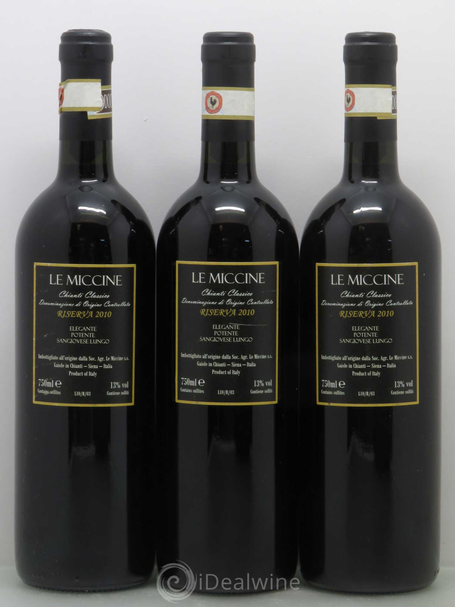 Chianti Classico DOCG Riserva Le Miccine DOCG 2010 - Lot de 6 bouteilles - 2