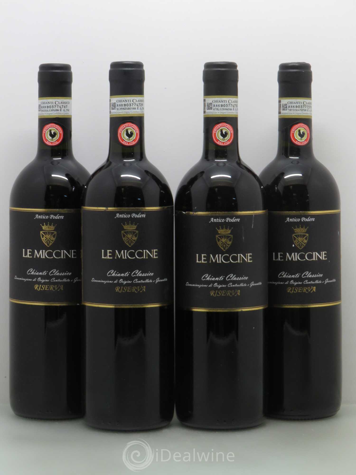 Chianti Classico DOCG Riserva Le Miccine DOCG 2010 - Lot de 4 bouteilles - 0