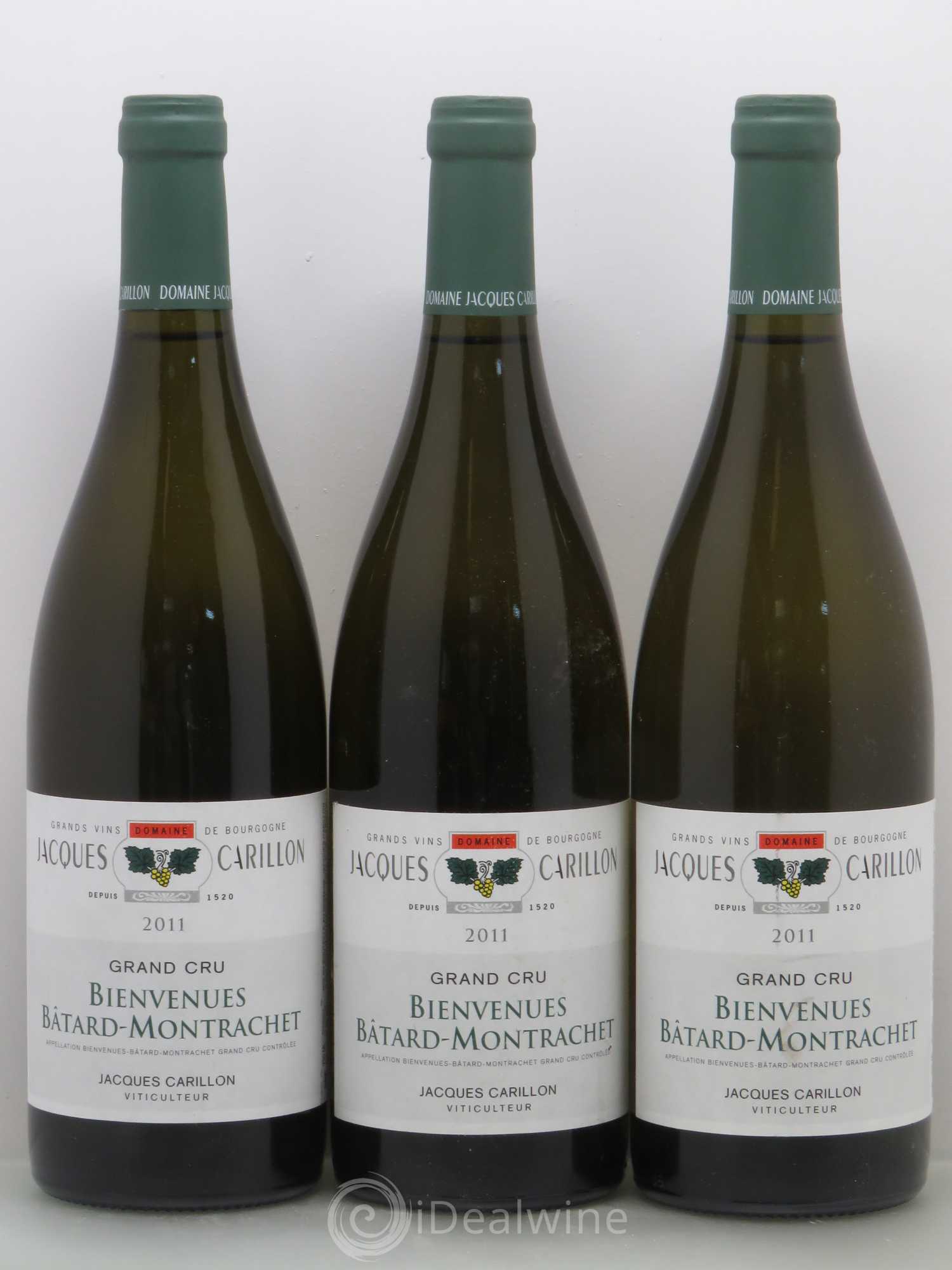 Bienvenues-Bâtard-Montrachet Grand Cru Jacques Carrillon 2011 - Lot de 3 bouteilles - 0