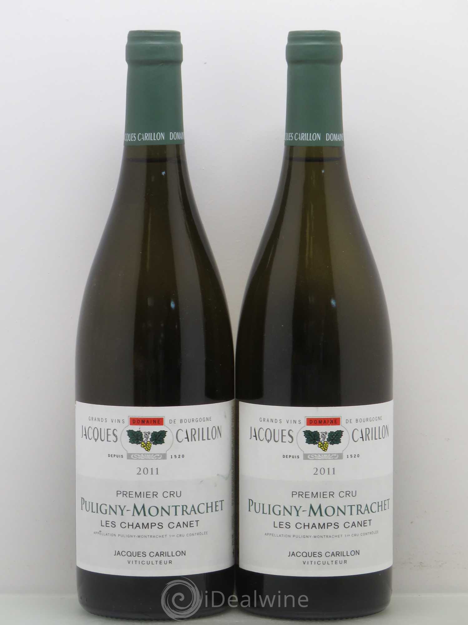 Puligny-Montrachet 1er Cru Les Champs Canet Jacques Carrillon 2011 - Posten von 2 Flaschen - 0