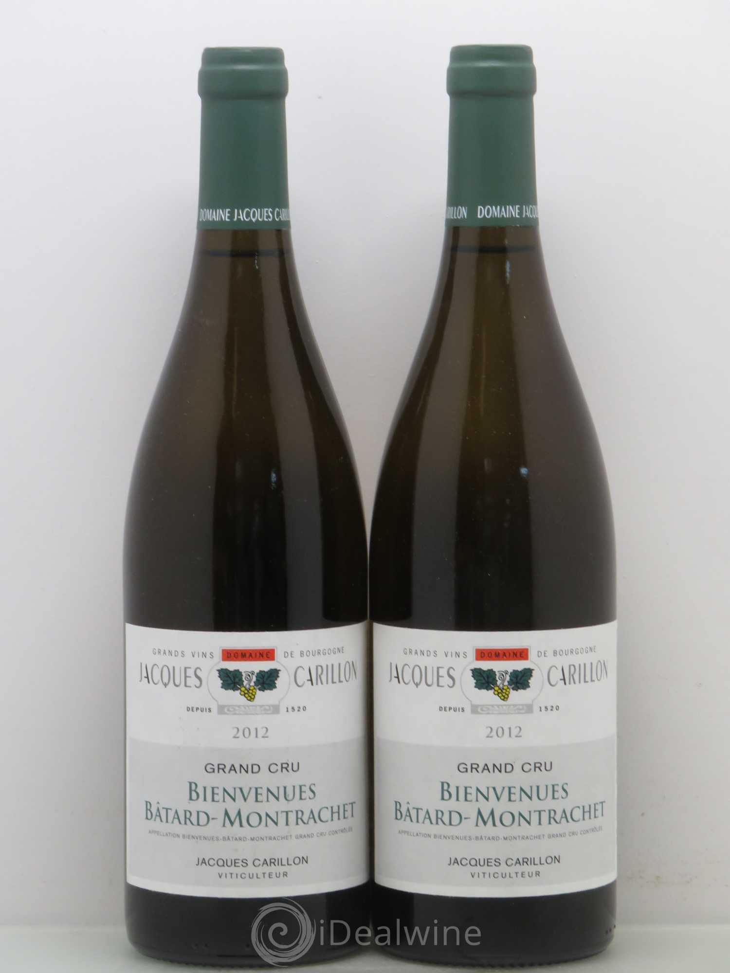 Bienvenues-Bâtard-Montrachet Grand Cru Jacques Carrillon 2012 - Lot de 2 bouteilles - 0