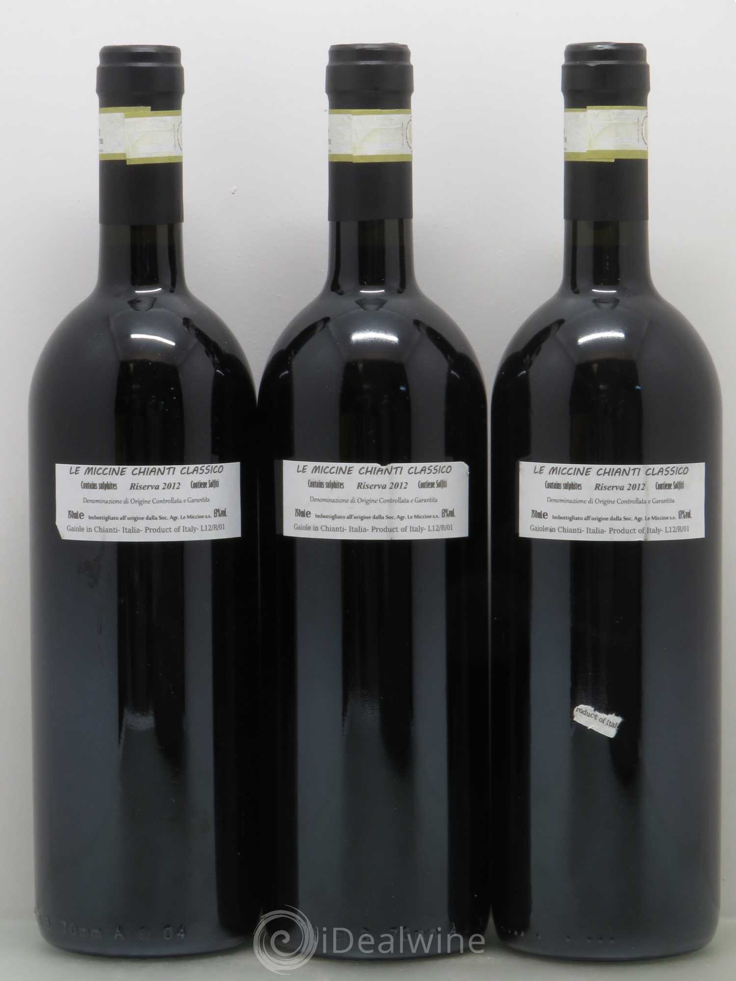 Chianti Classico DOCG Riserva Le Miccine DOCG 2012 - Lot of 6 bottles - 4