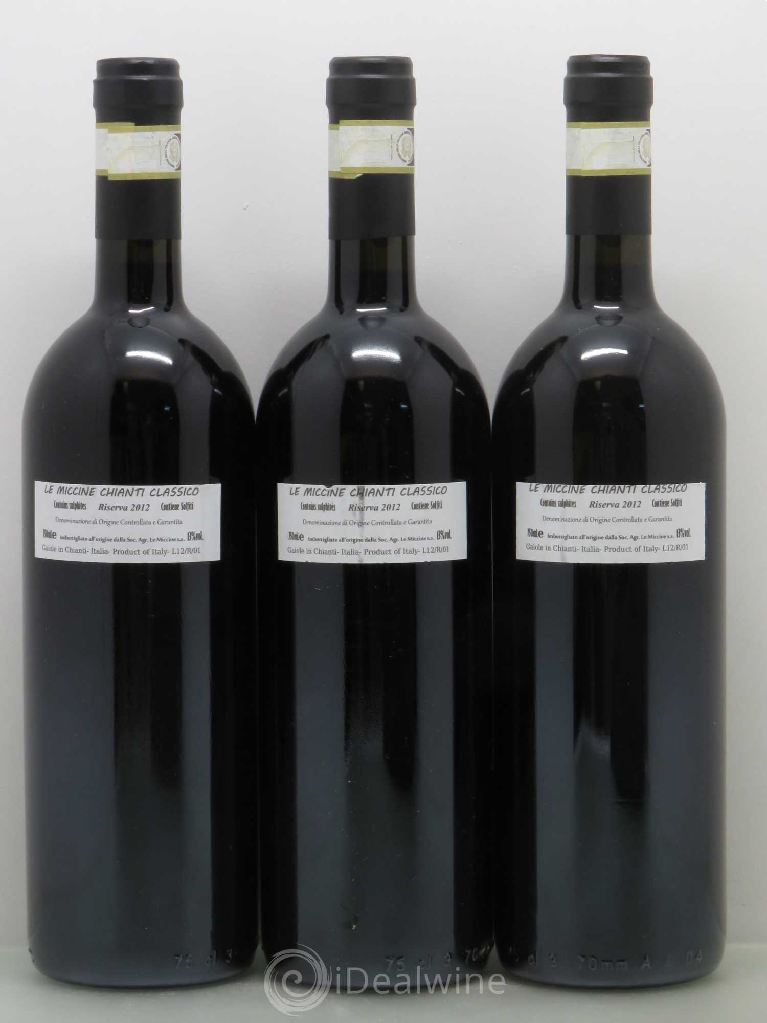 Chianti Classico DOCG Riserva Le Miccine DOCG 2012 - Lot of 5 bottles - 2