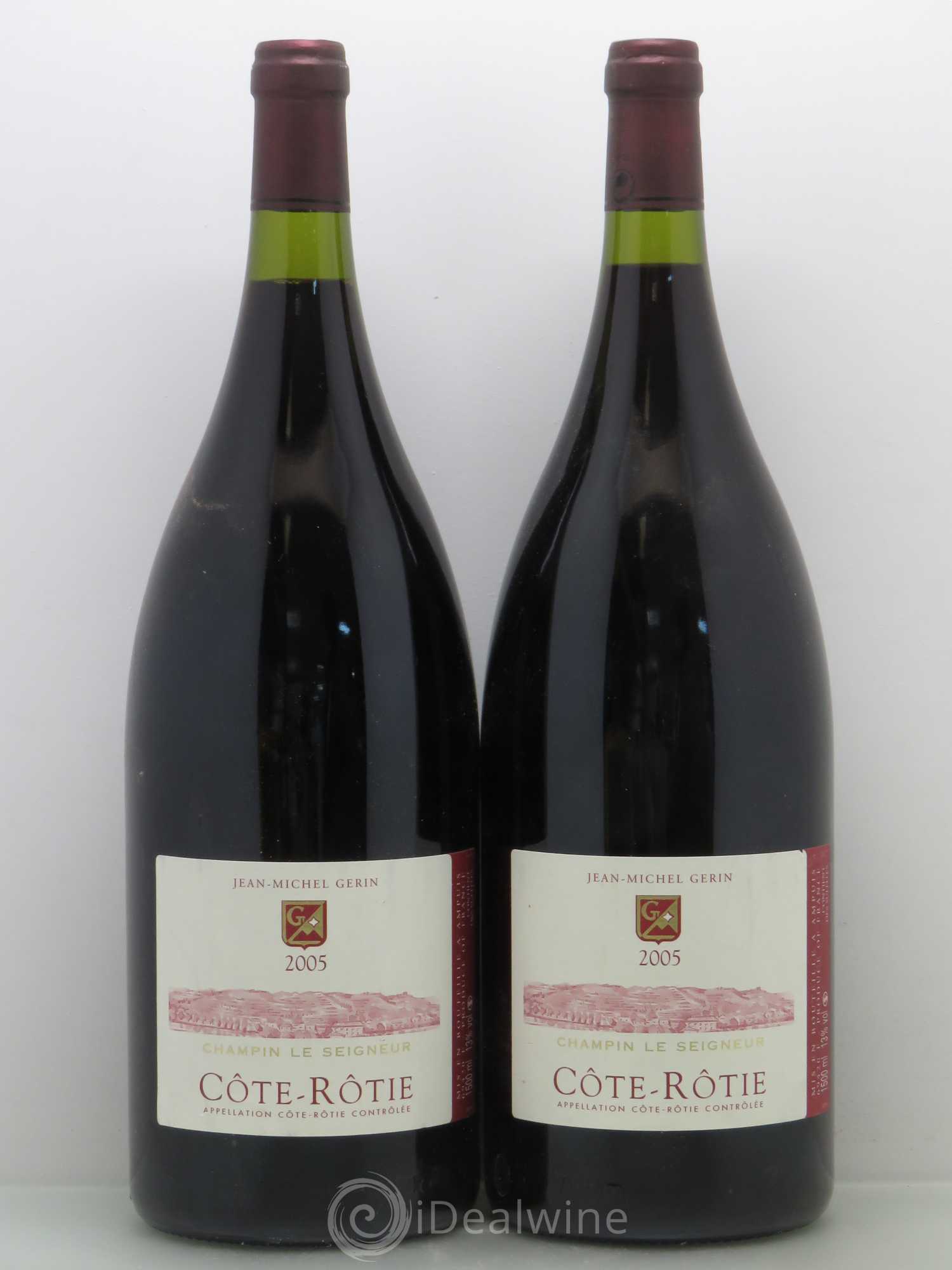 Côte-Rôtie Champin Le Seigneur Jean-Michel Gerin 2005 - Lot de 2 magnums - 0