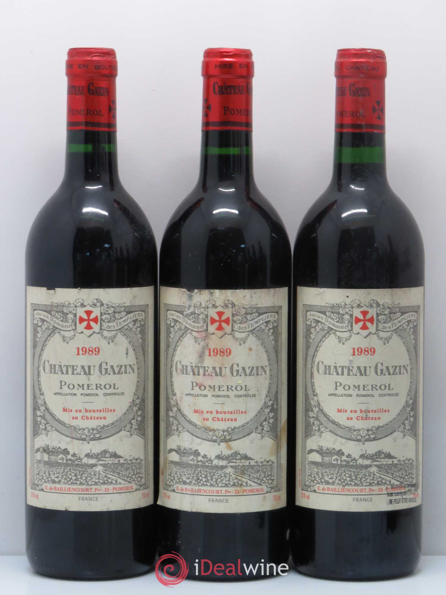 Château Gazin 1989 - Lot de 6 bouteilles - 2