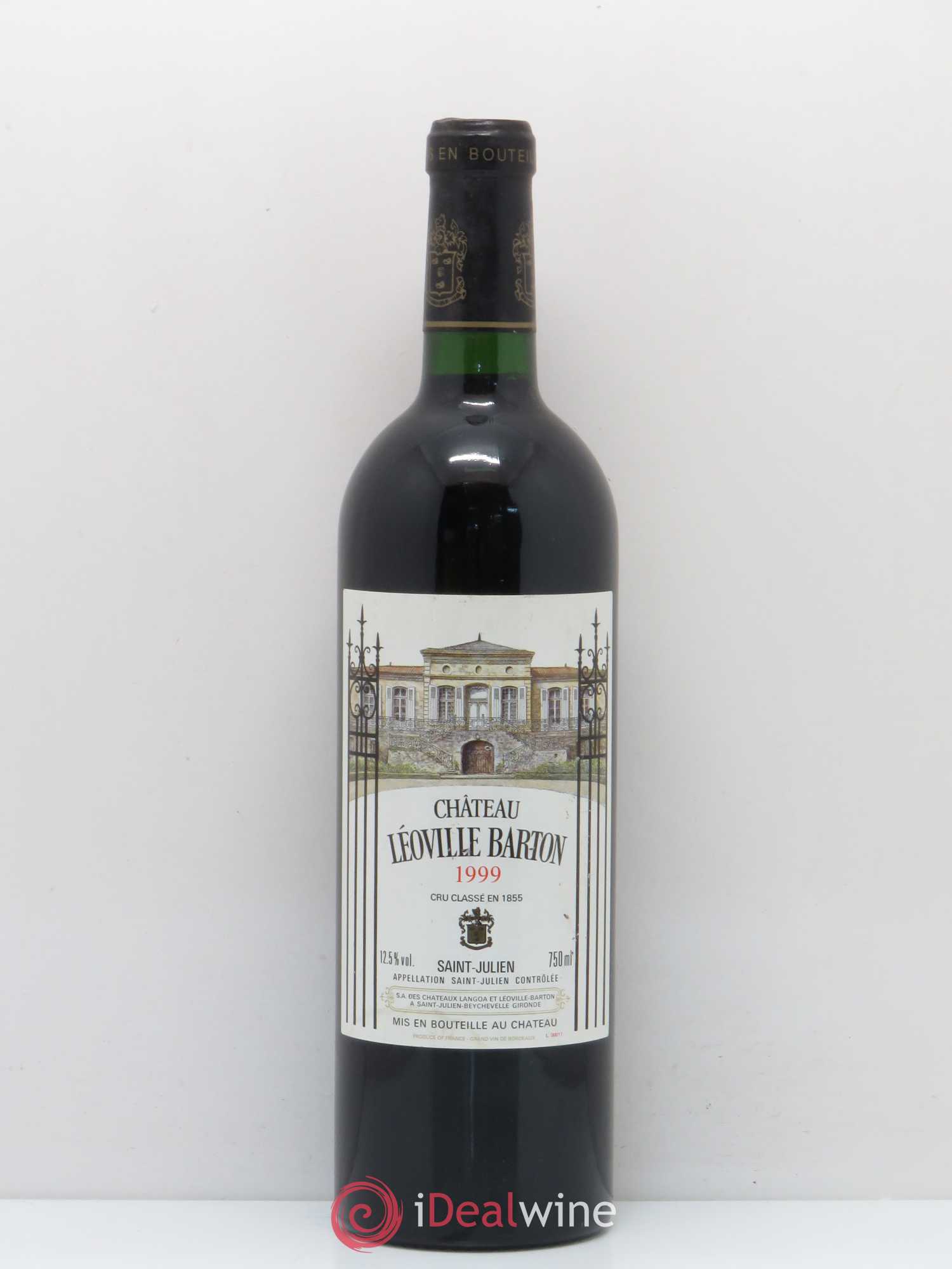 Château Léoville Barton 2ème Grand Cru Classé 1999 - Lot de 1 bouteille - 0