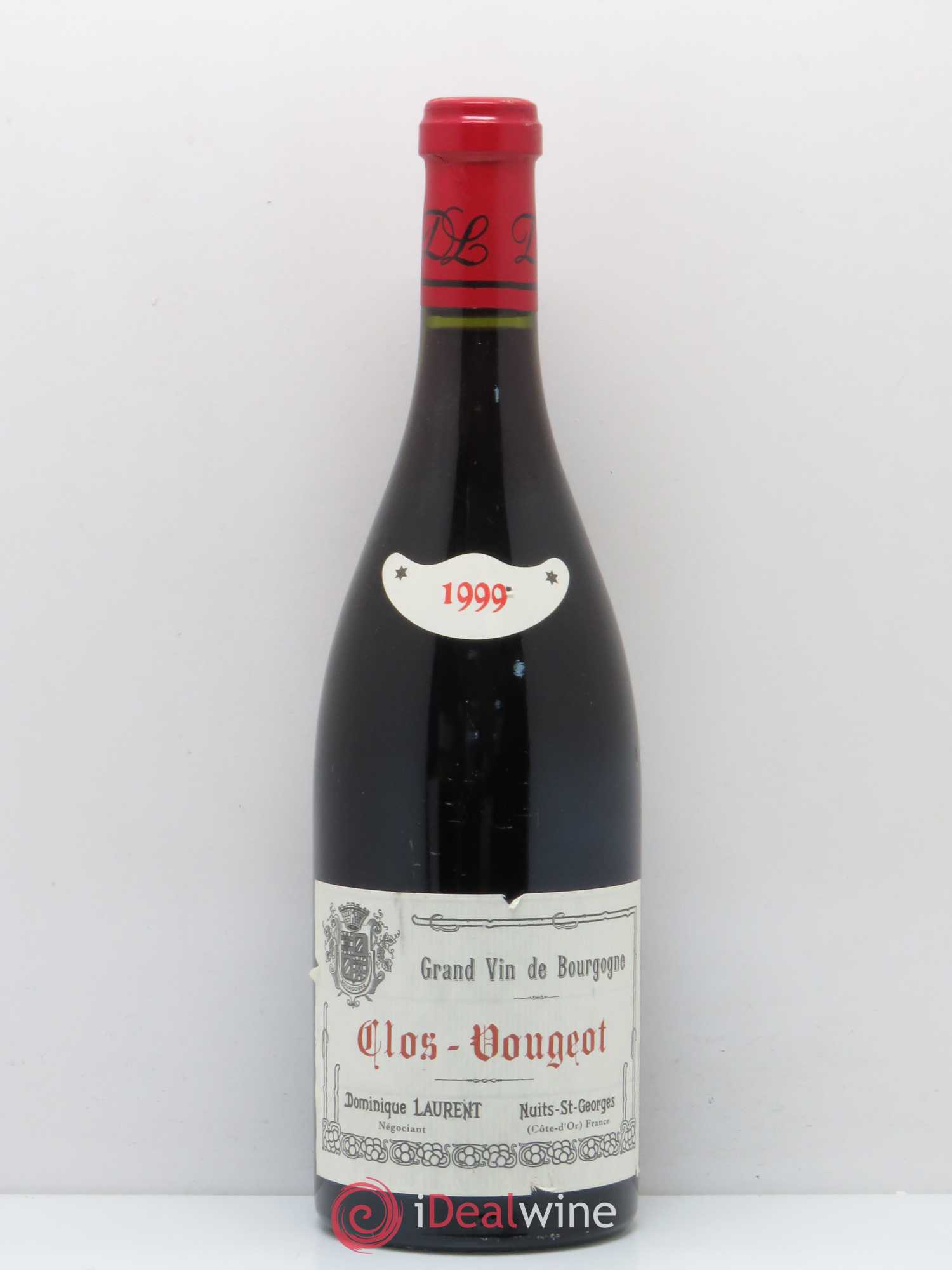 Clos de Vougeot Grand Cru Dominique Laurent 1999 - Lot de 1 bouteille - 0