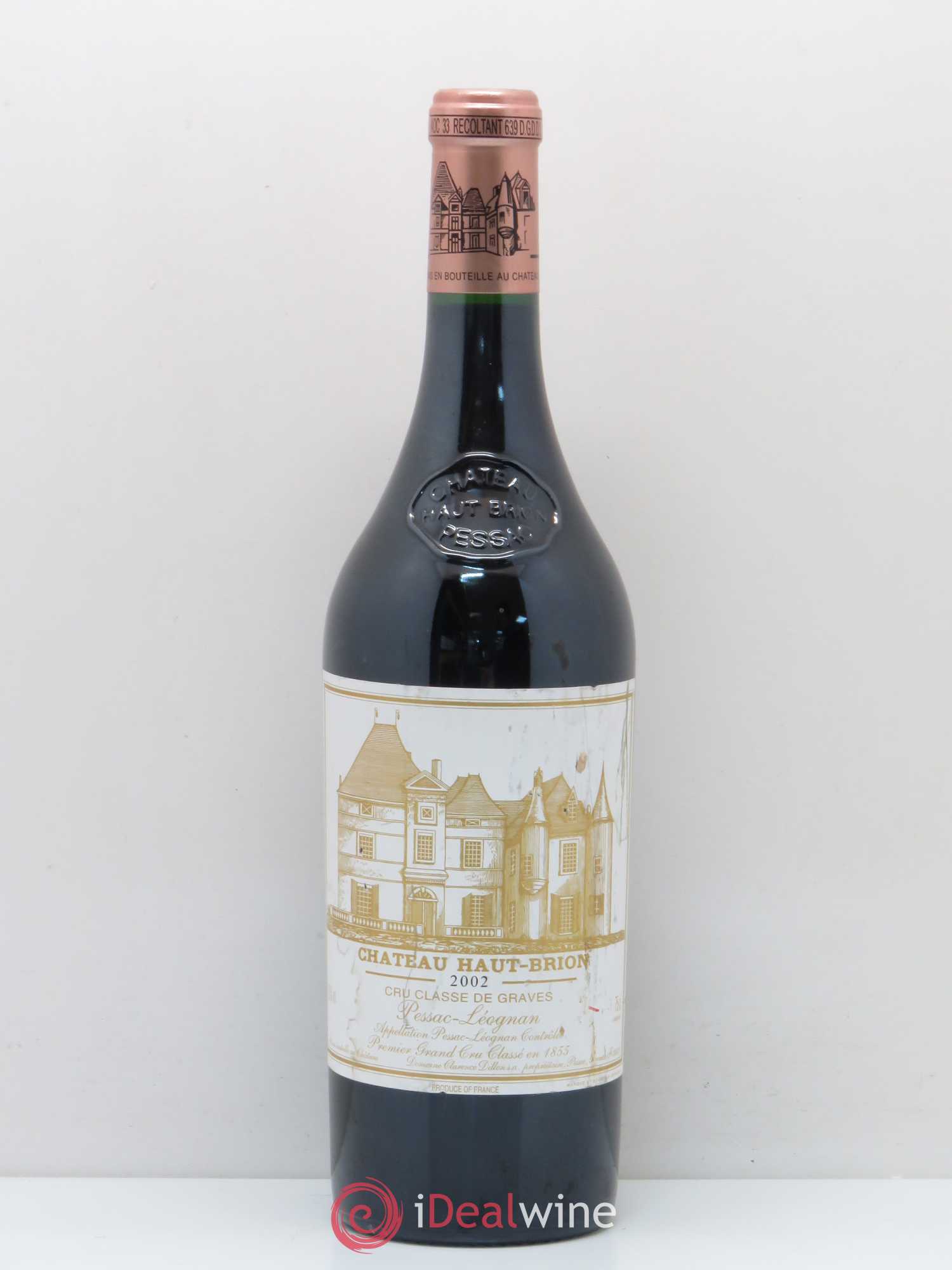 Château Haut Brion 1er Grand Cru Classé 2002 - Lot de 1 bouteille - 0