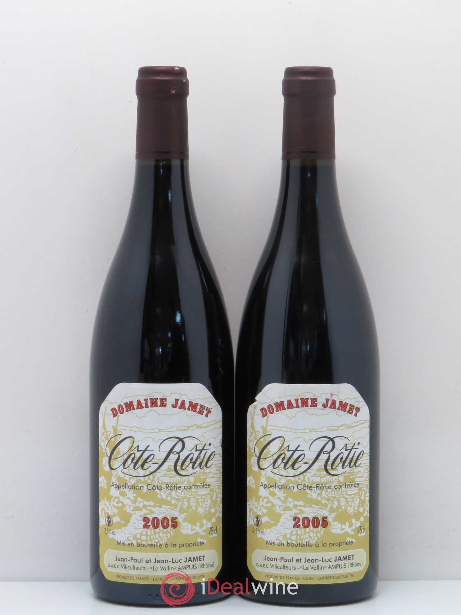 Côte-Rôtie Côte Brune Jamet (Domaine) 2005 - Lot de 2 bouteilles - 0