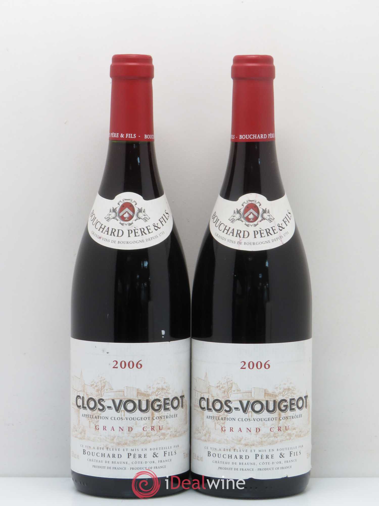 Clos de Vougeot Grand Cru Bouchard Père & Fils 2006 - Lot de 2 bouteilles - 0