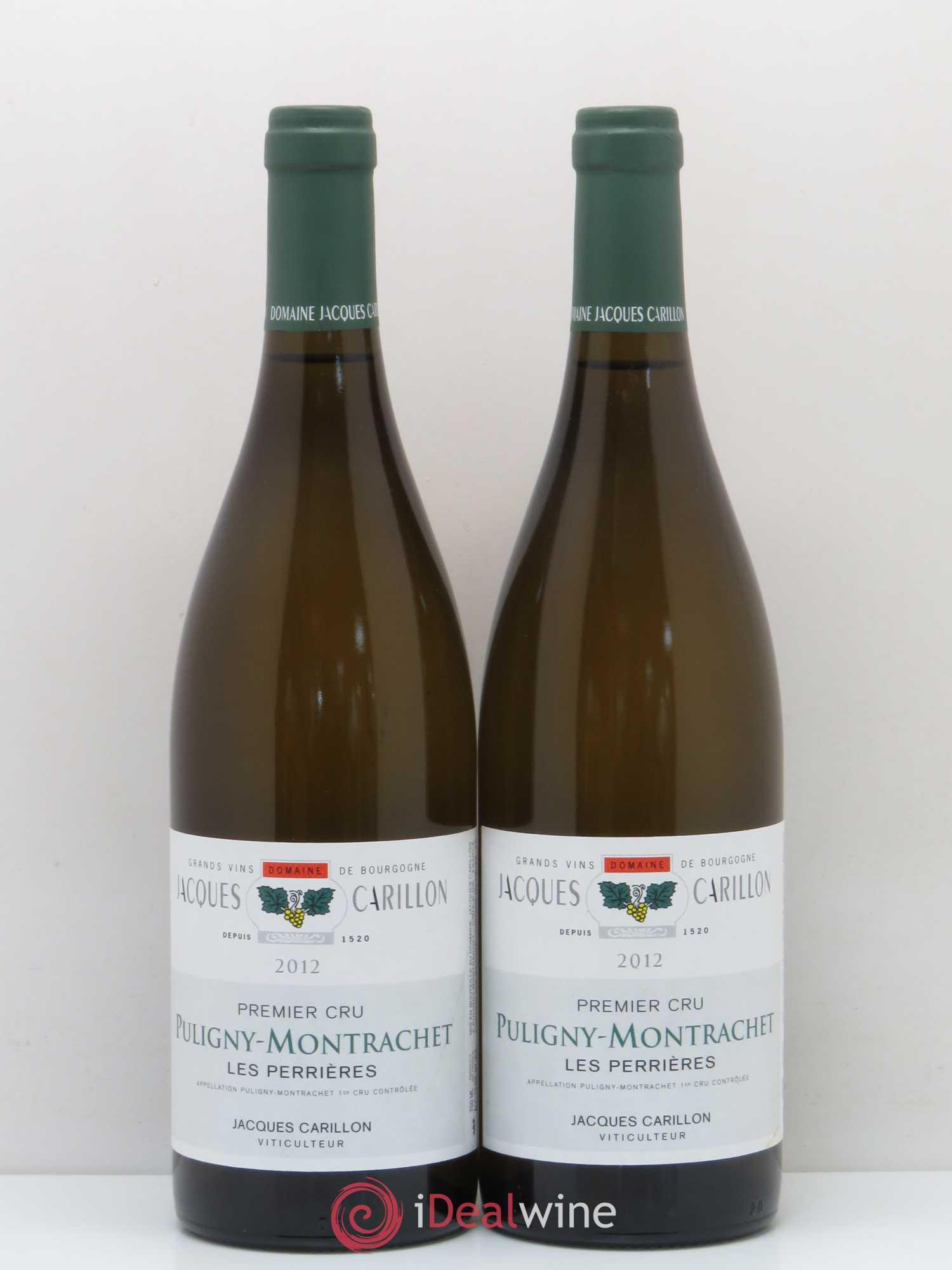 Puligny-Montrachet 1er Cru Perrieres Jacques Carillon 2012 - Posten von 2 Flaschen - 0