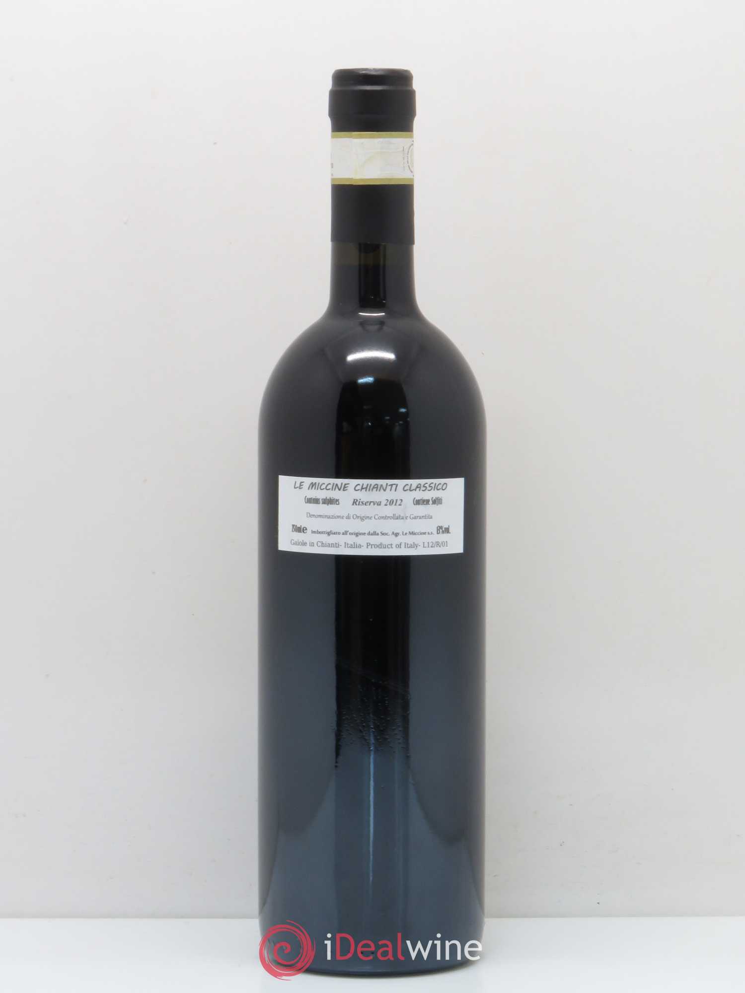 Chianti Classico DOCG Riserva Le Miccine 2012 - Lot de 1 bouteille - 1