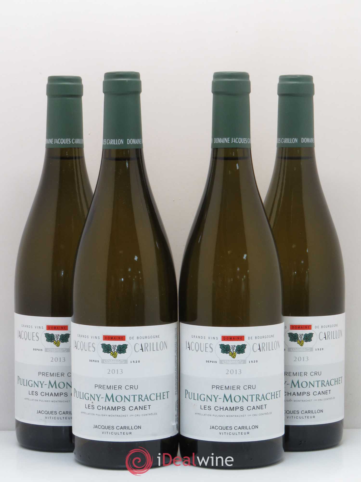 Puligny-Montrachet 1er Cru Les Champs Canet Jacques Carillon 2013 - Lotto di 4 bottiglie - 0