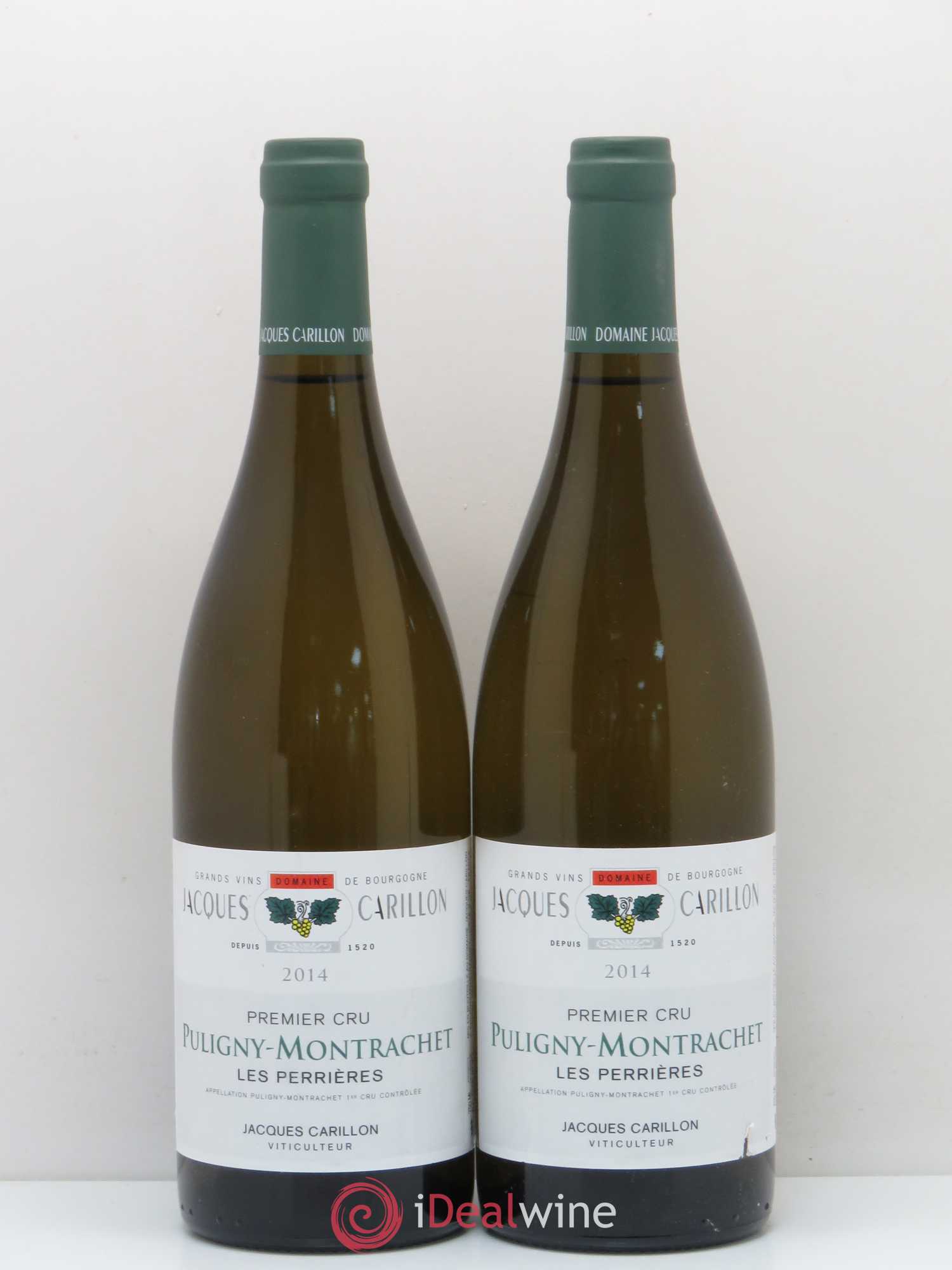 Puligny-Montrachet 1er Cru Perrieres Jacques Carillon 2014 - Posten von 2 Flaschen - 0