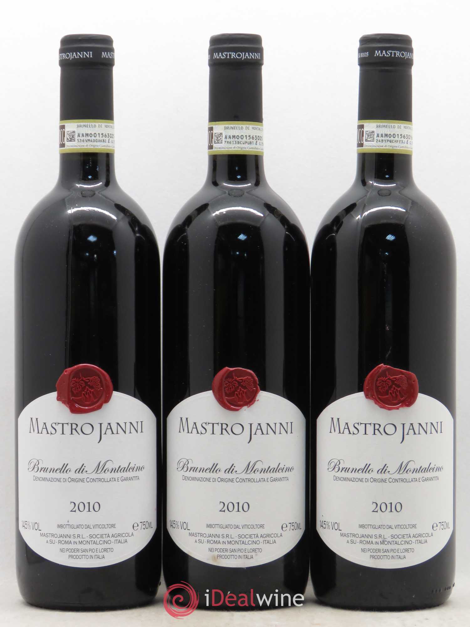 Brunello di Montalcino Mastro Janni 2010 - Lot de 6 bouteilles - 1