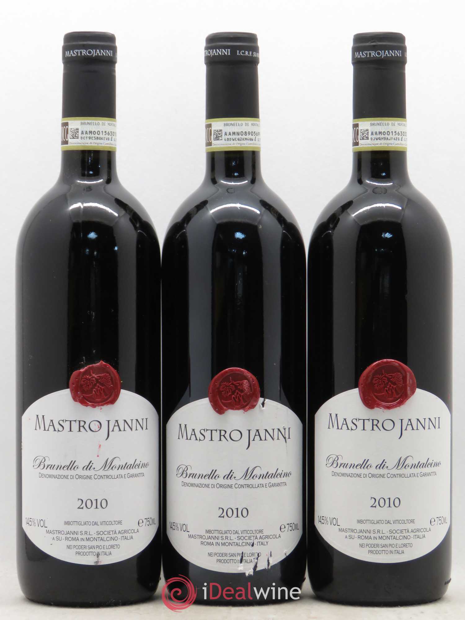 Brunello di Montalcino Mastro Janni 2010 - Lot de 6 bouteilles - 2