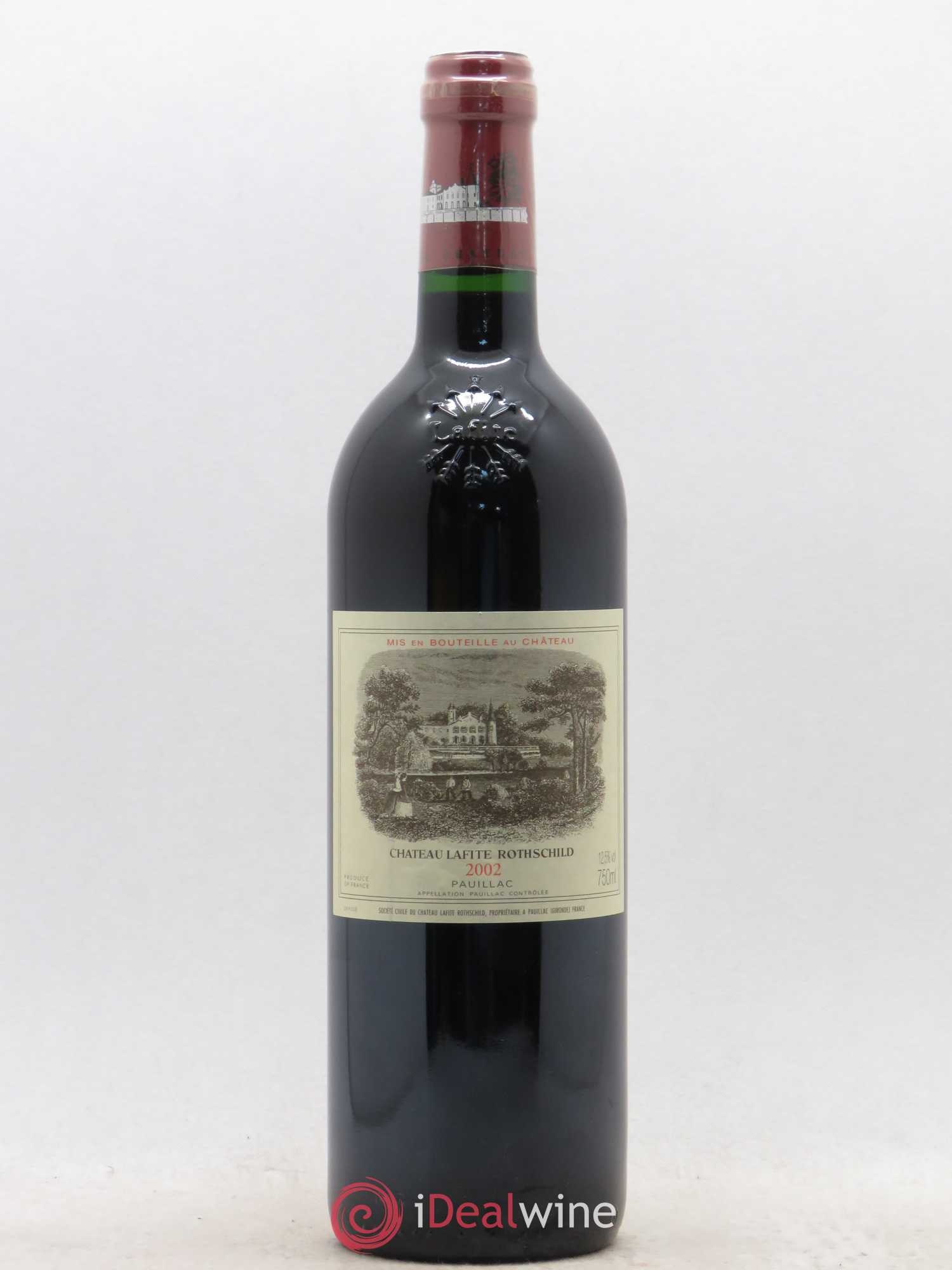 Château Lafite Rothschild 1er Grand Cru Classé 2002 - Lot de 1 bouteille - 0