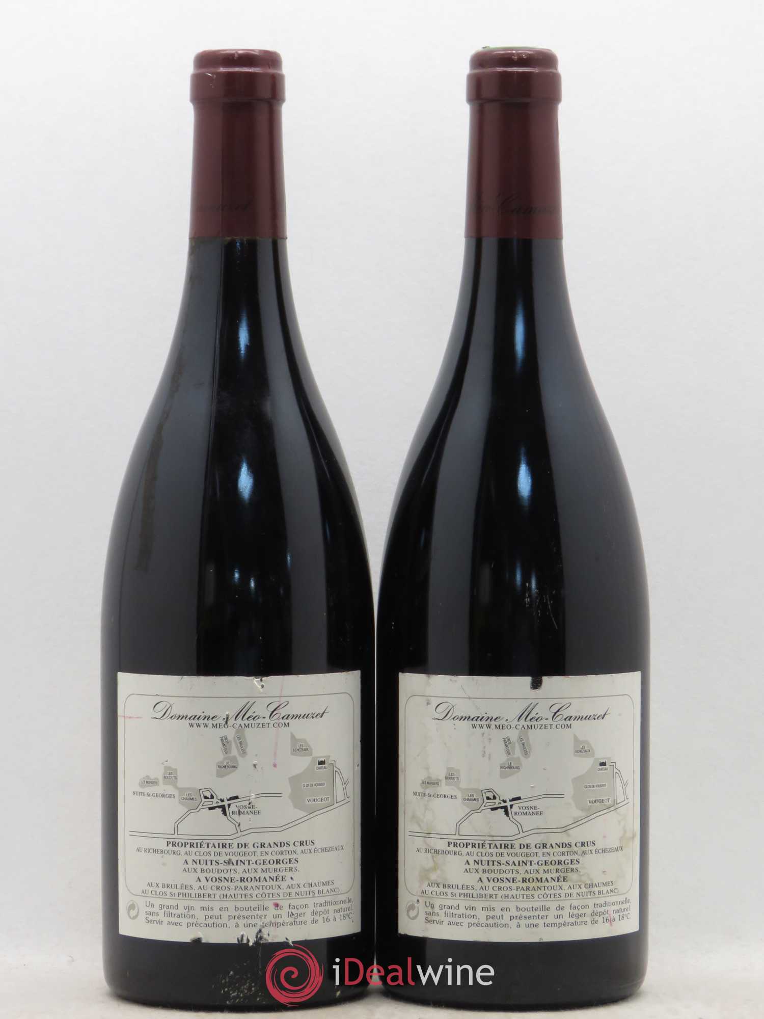 Clos de Vougeot Grand Cru Méo-Camuzet (Domaine) 1999 - Lot de 2 bouteilles - 1