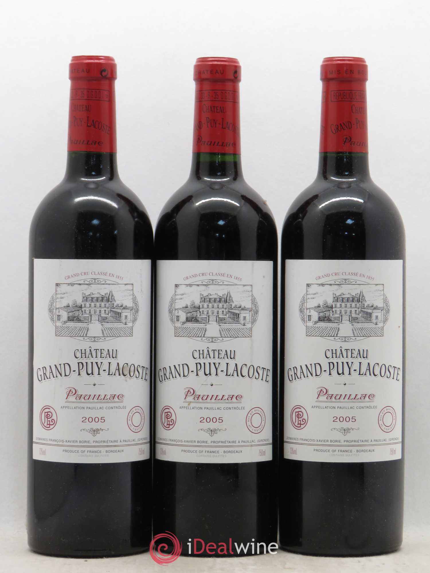 Château Grand Puy Lacoste 5ème Grand Cru Classé 2005 - Lot de 12 bouteilles - 4