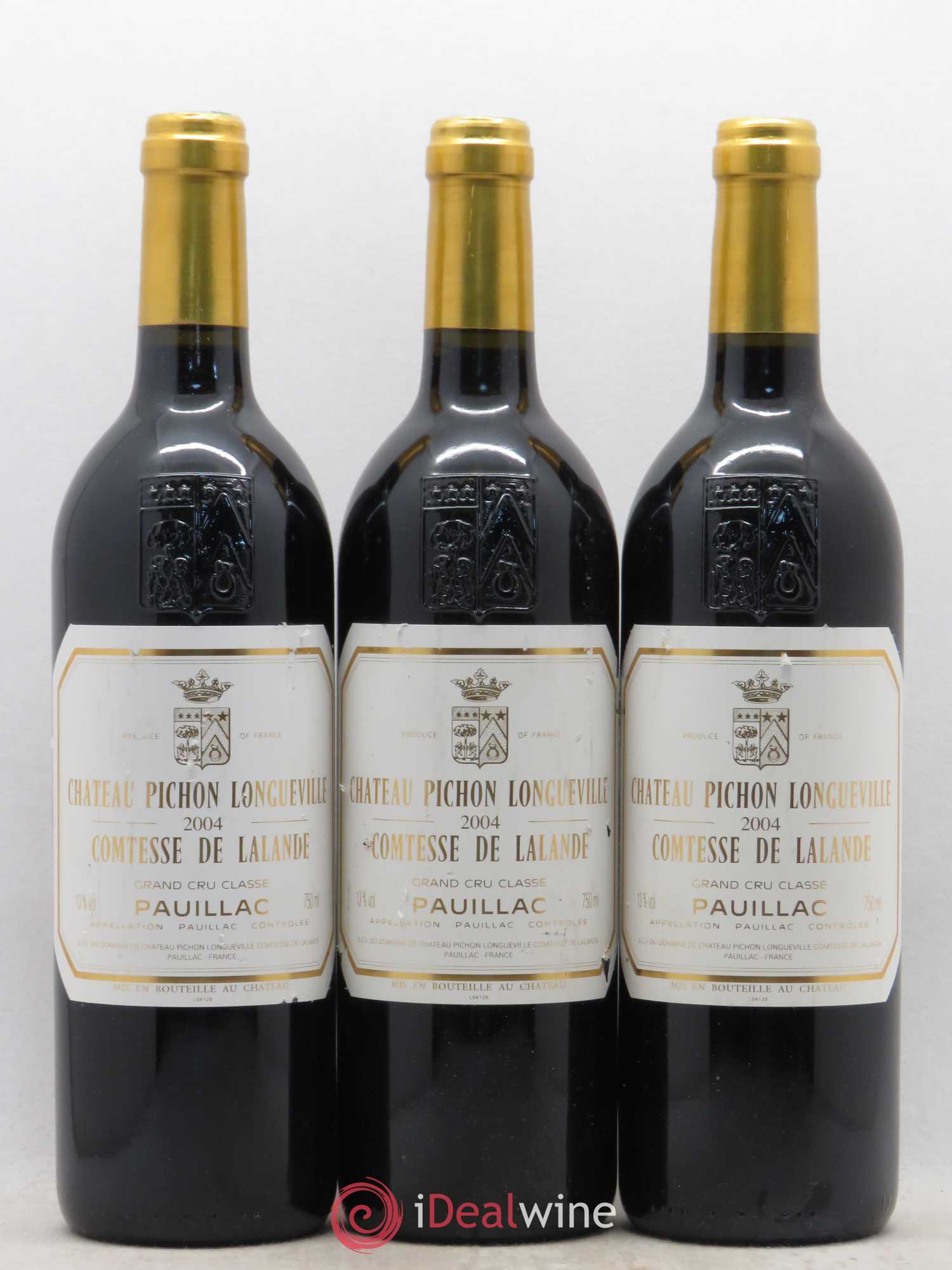 Château Pichon Longueville Comtesse de Lalande 2ème Grand Cru Classé 2004 - Lot de 6 bouteilles - 1