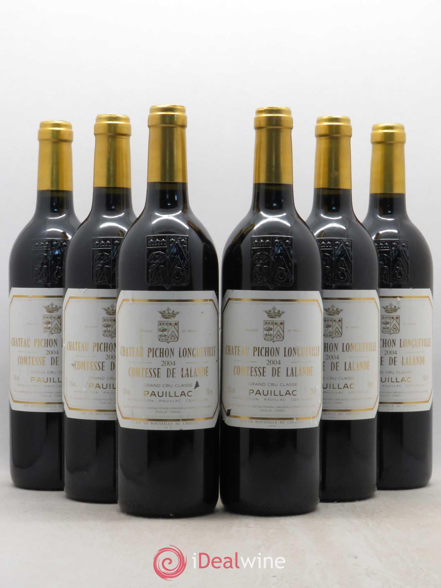 Château Pichon Longueville Comtesse de Lalande 2ème Grand Cru Classé 2004 - Lot de 6 bouteilles - 0