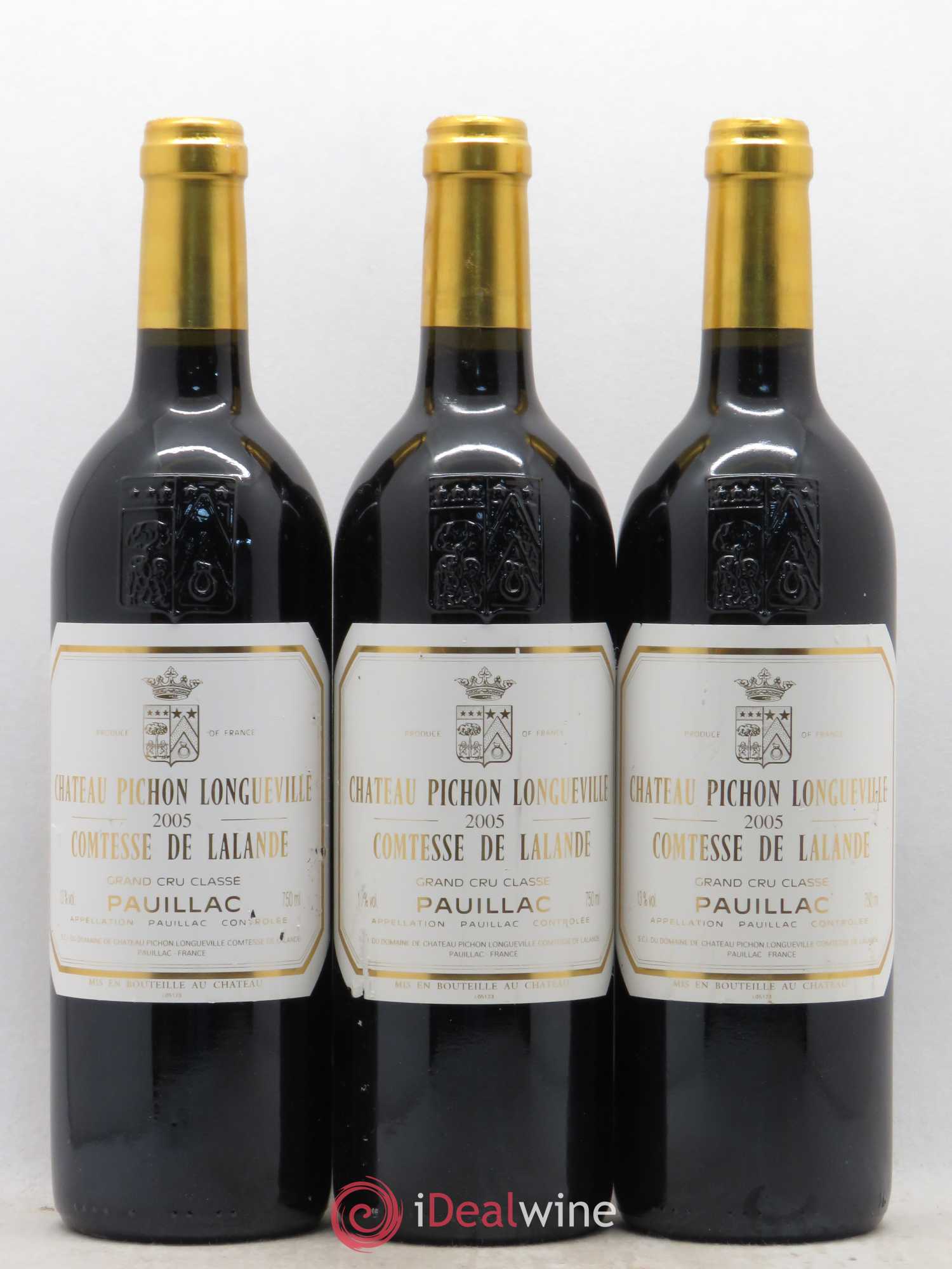 Château Pichon Longueville Comtesse de Lalande 2ème Grand Cru Classé 2005 - Lot de 6 bouteilles - 1