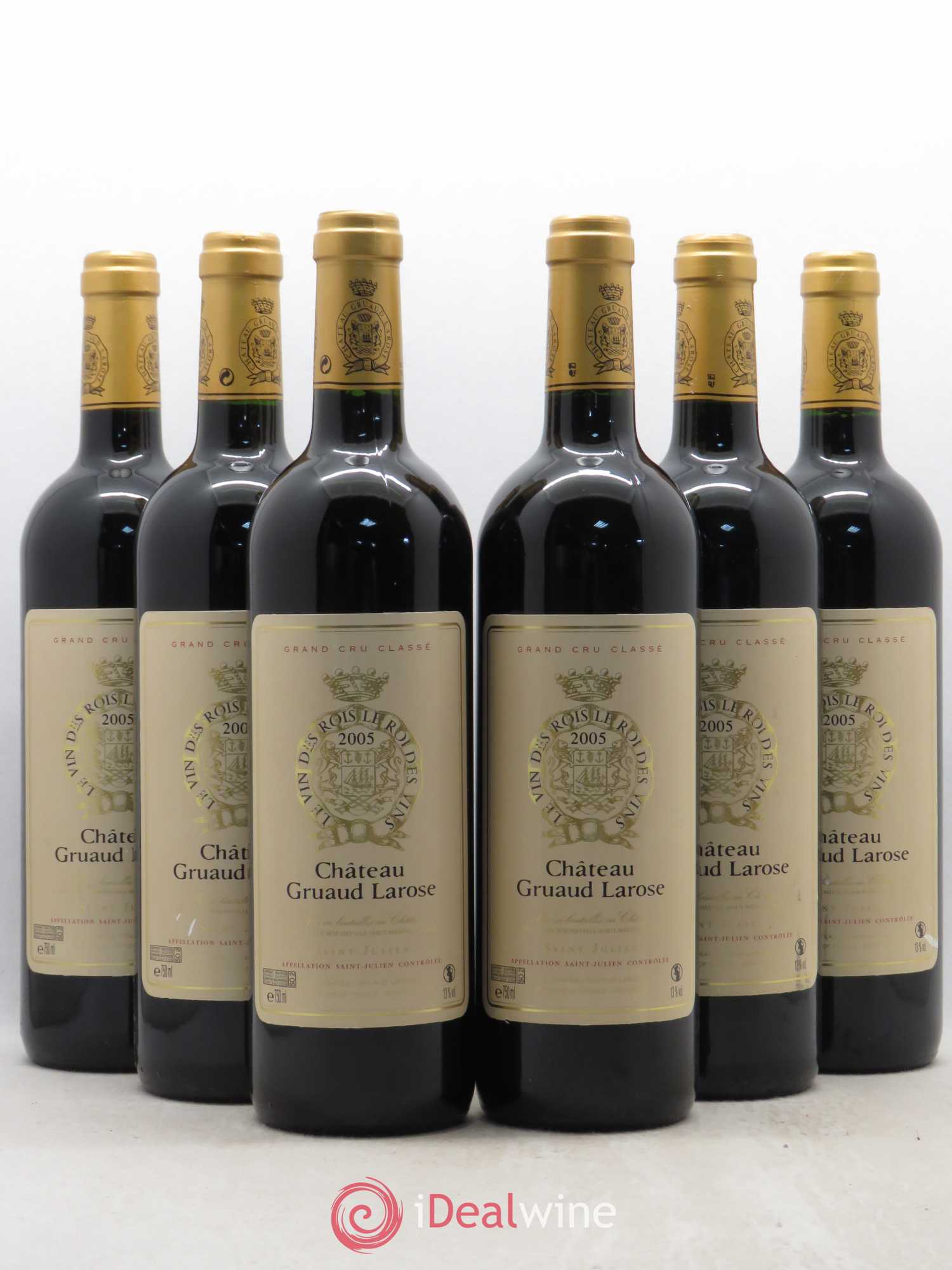 Château Gruaud Larose 2ème Grand Cru Classé 2005 - Lot de 6 bouteilles - 0