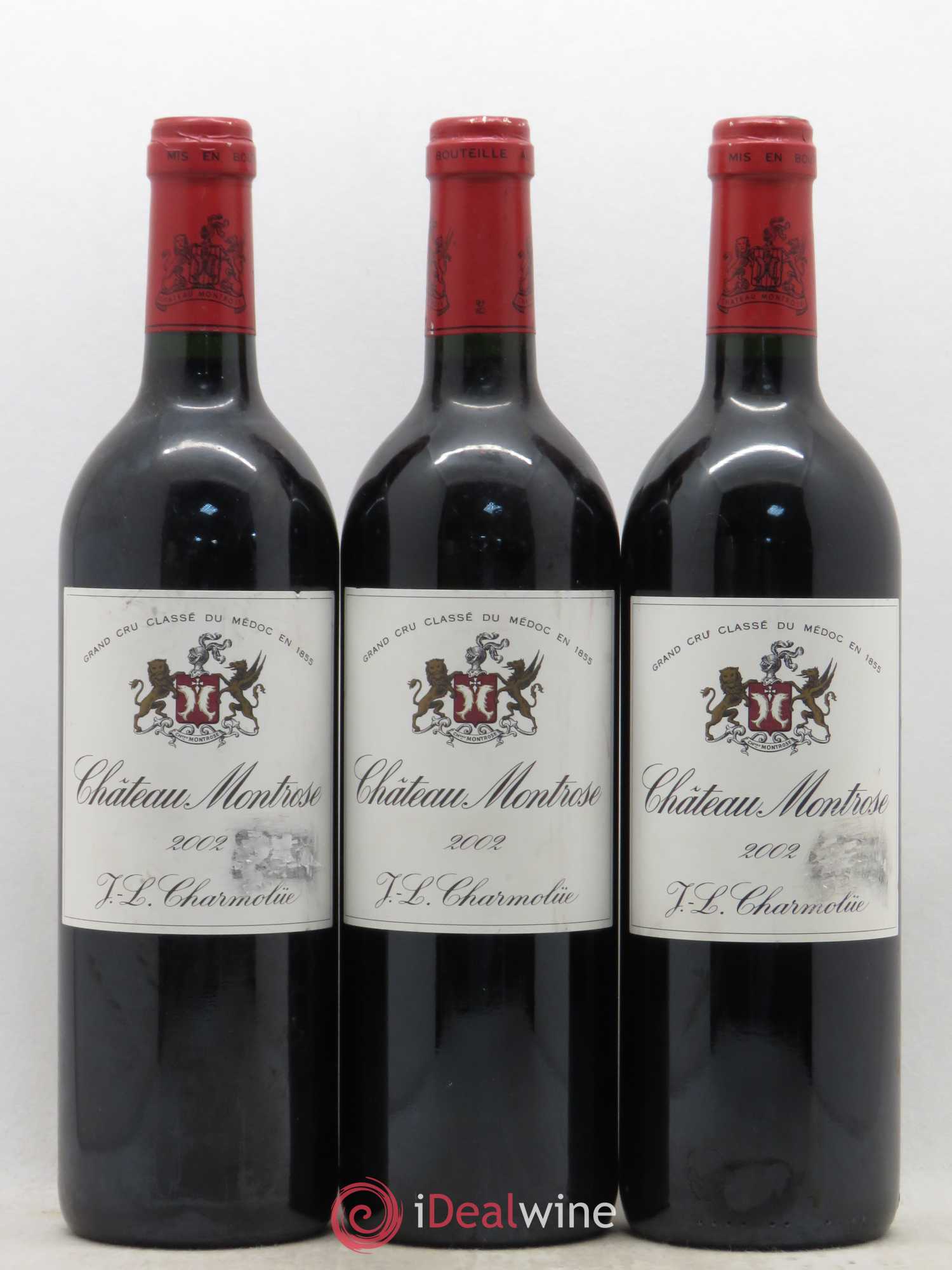 Château Montrose 2ème Grand Cru Classé 2002 - Lot de 6 bouteilles - 1