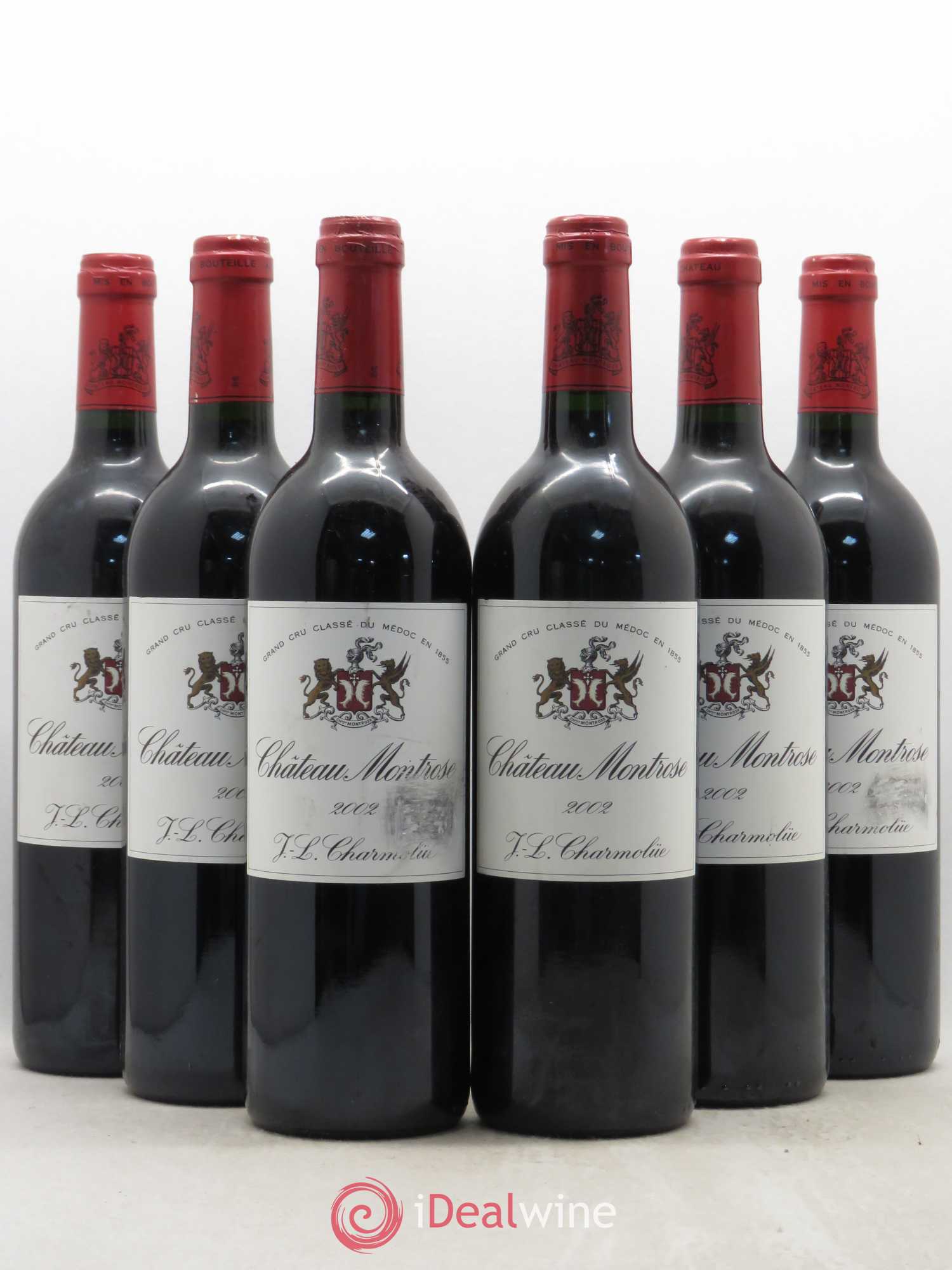 Château Montrose 2ème Grand Cru Classé 2002 - Lot de 6 bouteilles - 0