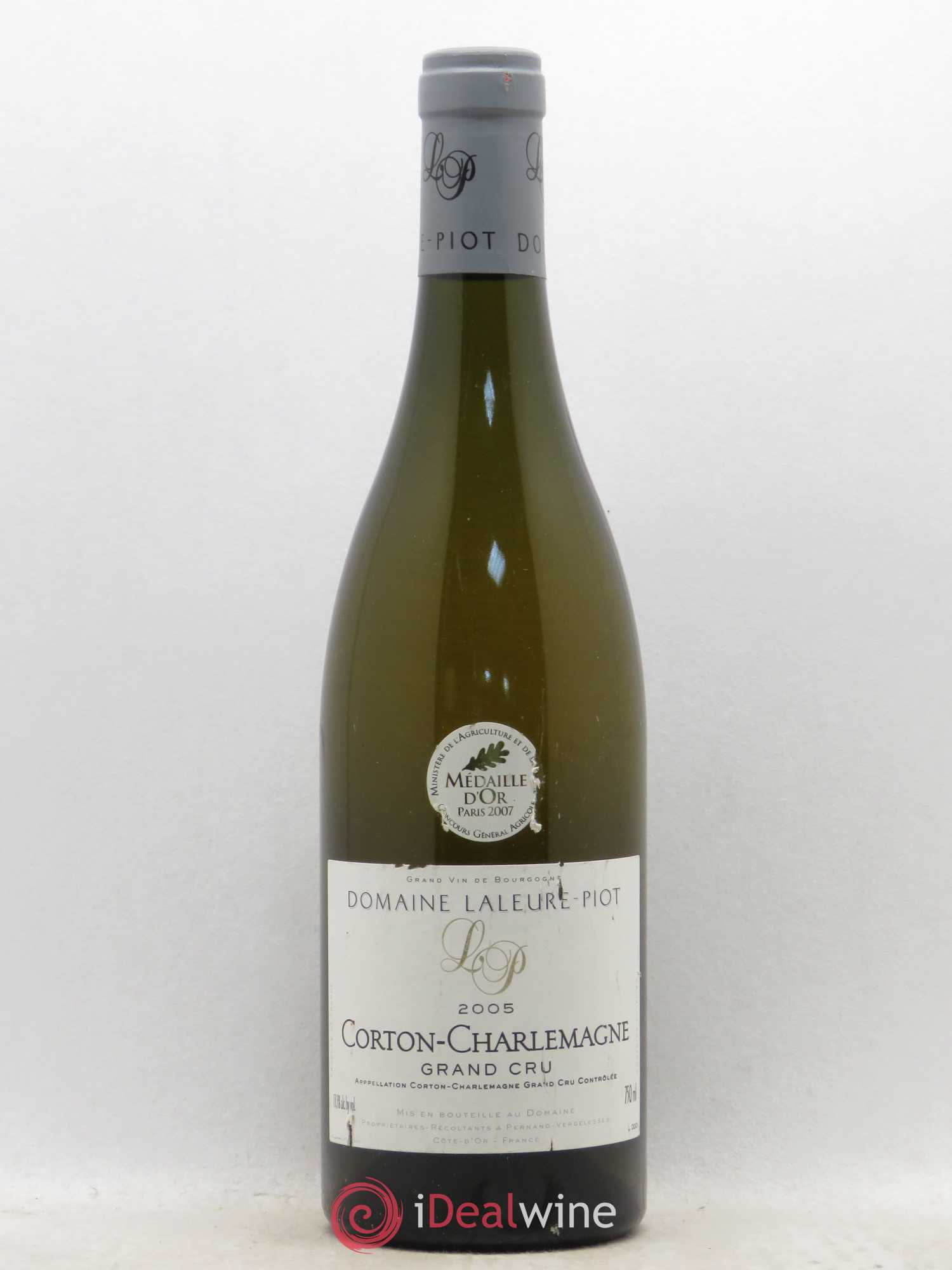 Corton-Charlemagne Grand Cru Domaine Laleure Piot 2005 - Posten von 1 Flasche - 0