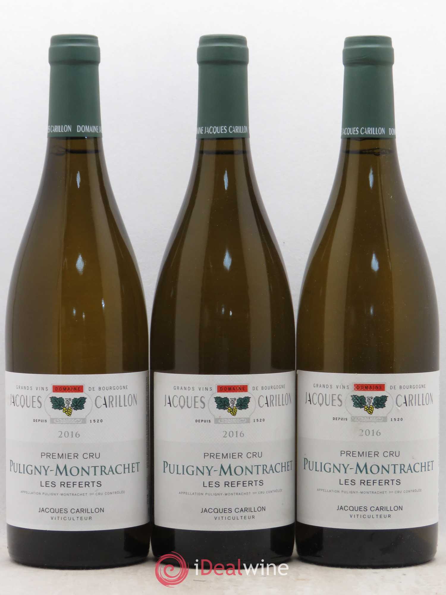 Puligny-Montrachet 1er Cru Jacques Carillon 2016 - Lot de 3 bouteilles - 0