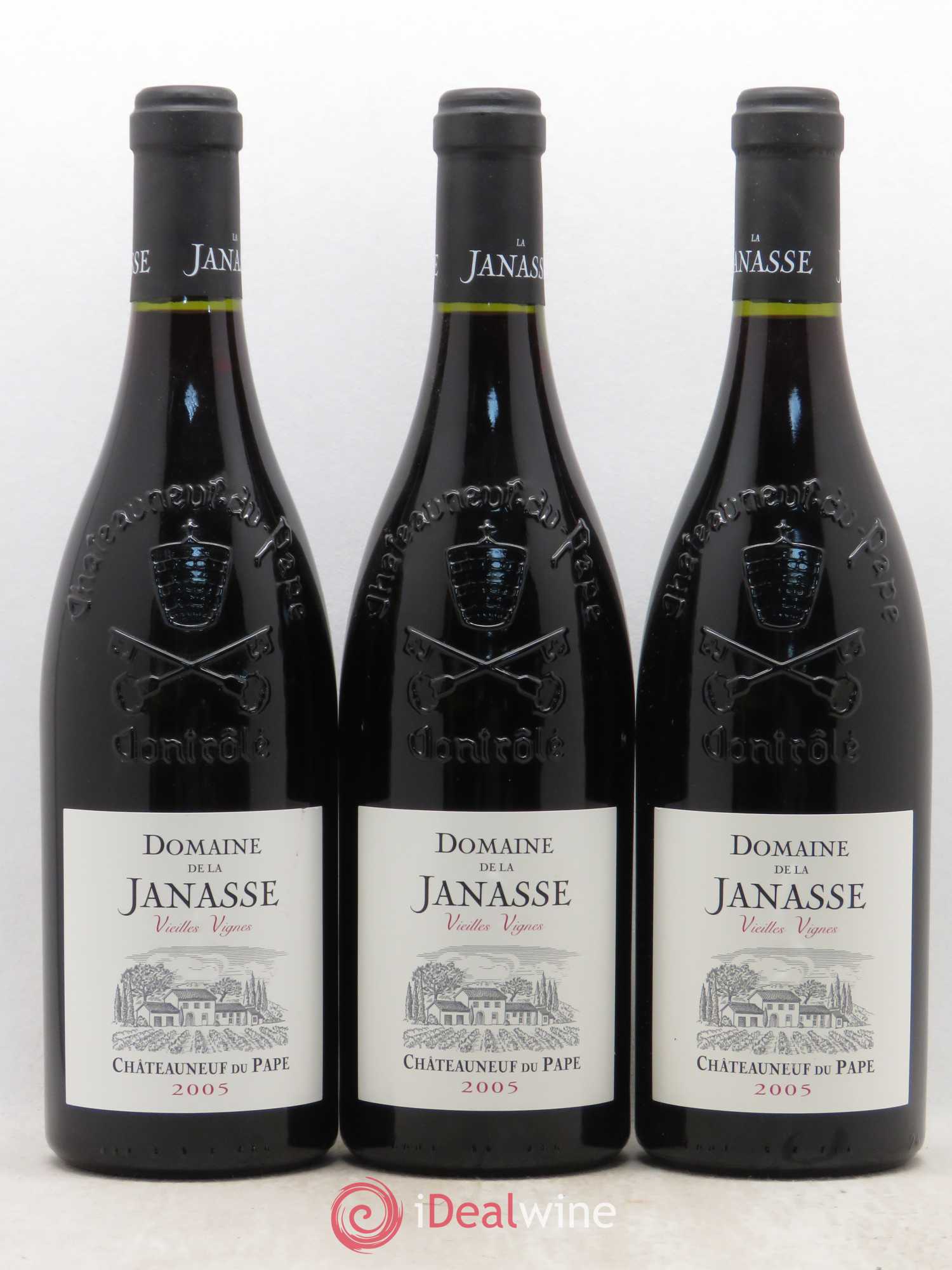 Châteauneuf-du-Pape Cuvée Vieilles Vignes La Janasse (Domaine de) 2005 - Lot de 3 bouteilles - 0