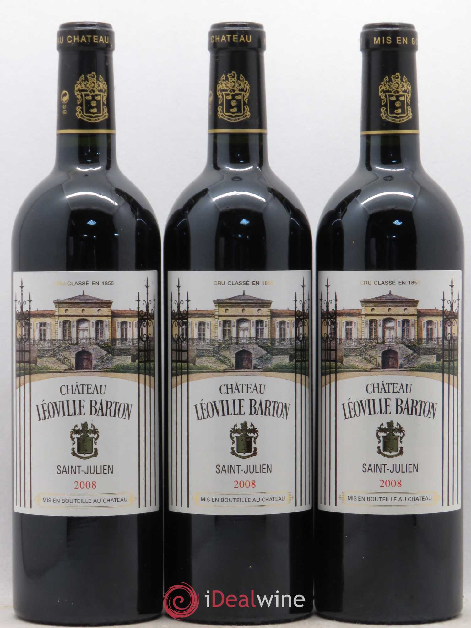 Château Léoville Barton 2ème Grand Cru Classé 2008 - Lot de 6 bouteilles - 2