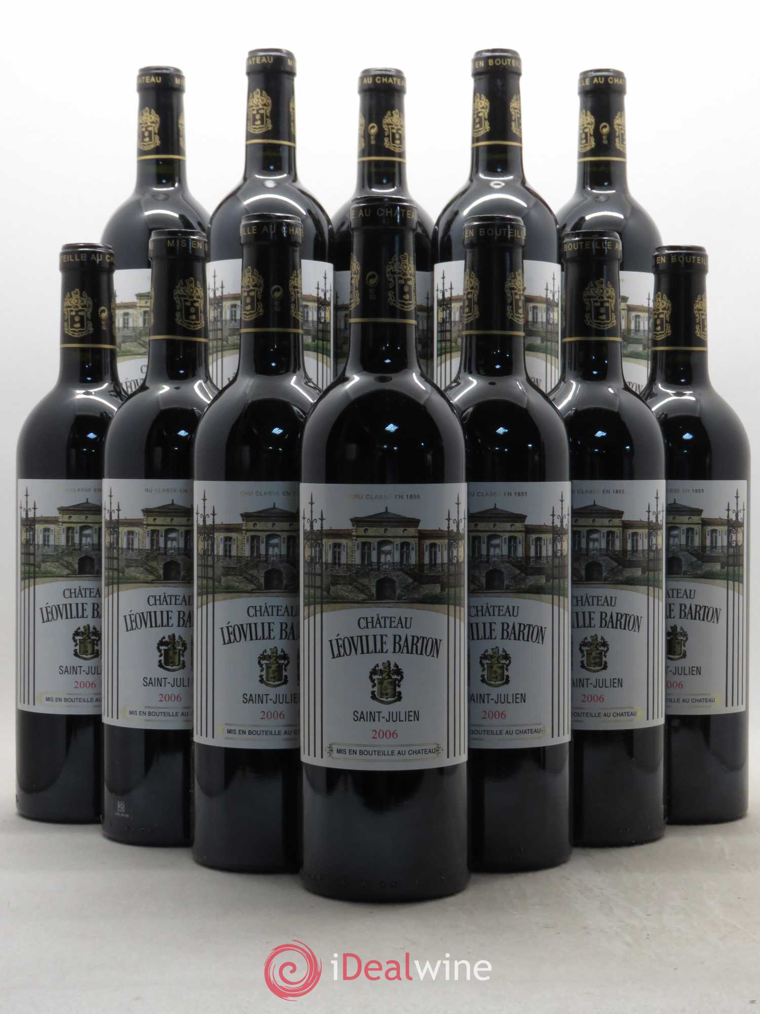 Château Léoville Barton 2ème Grand Cru Classé 2006 - Lot de 12 bouteilles - 0