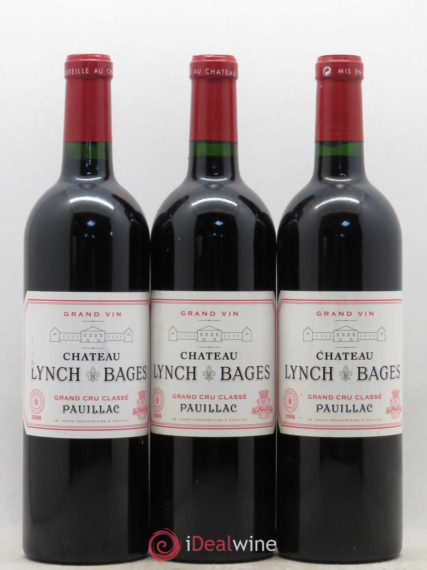 Château Lynch Bages 5ème Grand Cru Classé 2006 - Lot de 6 bouteilles - 2