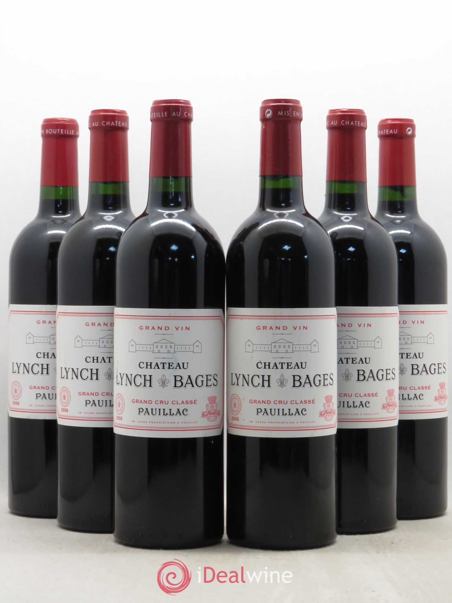 Château Lynch Bages 5ème Grand Cru Classé 2006 - Lot de 6 bouteilles - 0