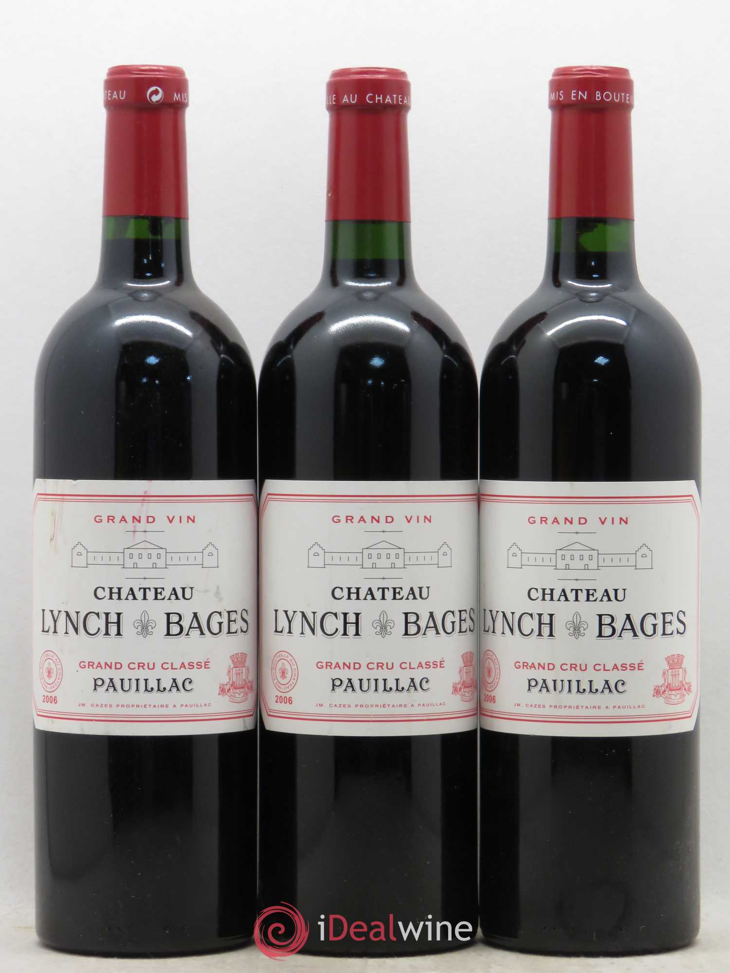Château Lynch Bages 5ème Grand Cru Classé 2006 - Lot de 12 bouteilles - 1