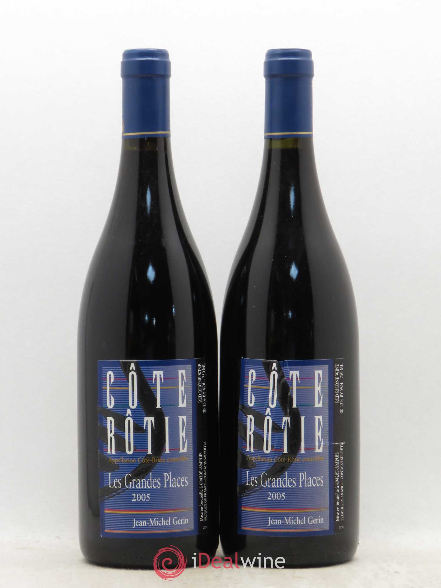 Côte-Rôtie Les Grandes Places Jean-Michel Gerin 2005 - Lot de 2 bouteilles - 0