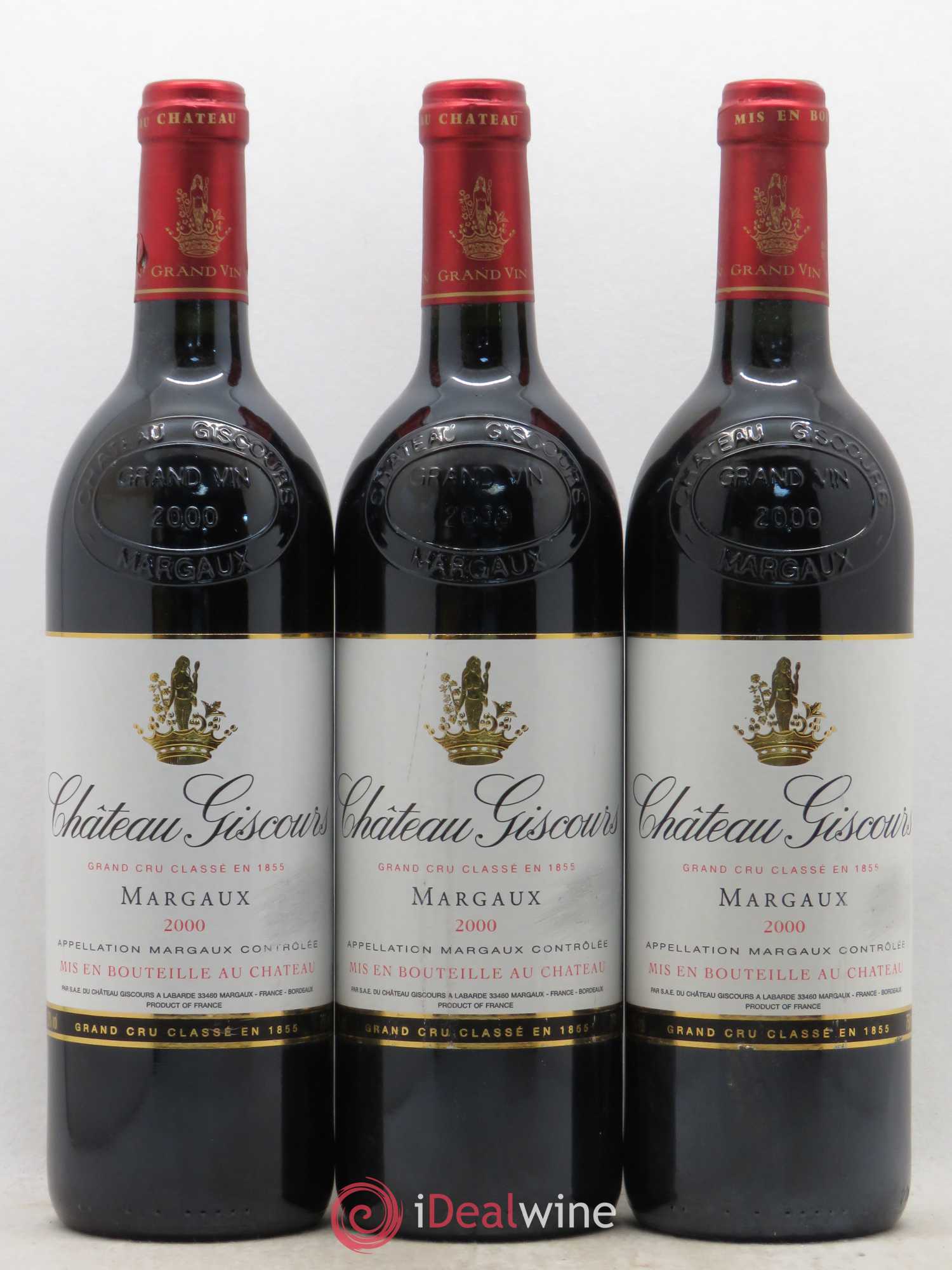 Château Giscours 3ème Grand Cru Classé 2000 - Lot de 6 bouteilles - 1