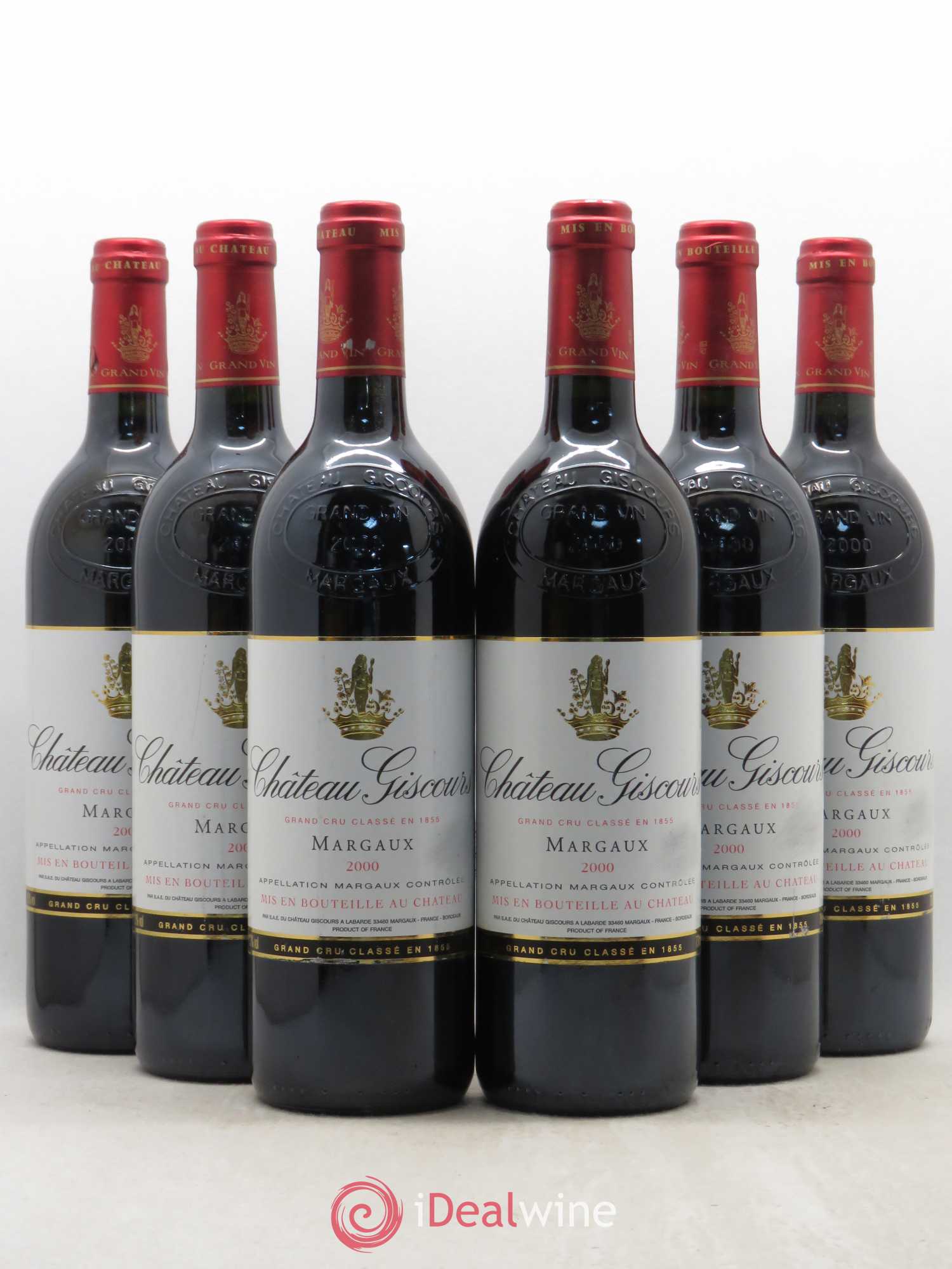 Château Giscours 3ème Grand Cru Classé 2000 - Lot de 6 bouteilles - 0
