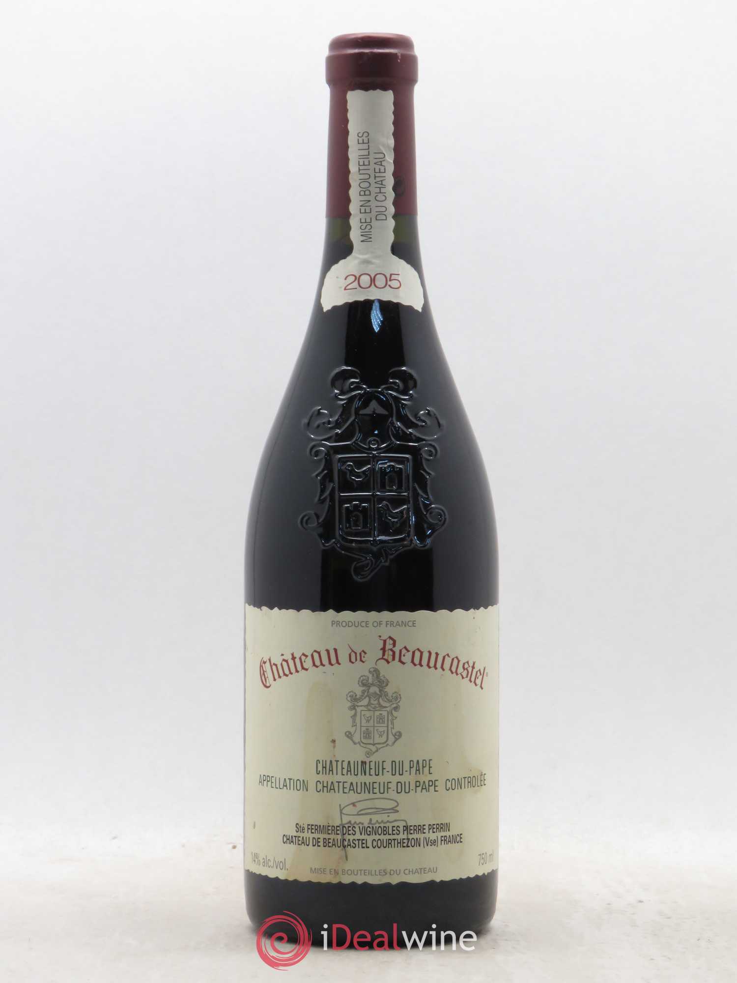 Châteauneuf-du-Pape Château de Beaucastel Famille Perrin 2005 - Lot de 1 bouteille - 0