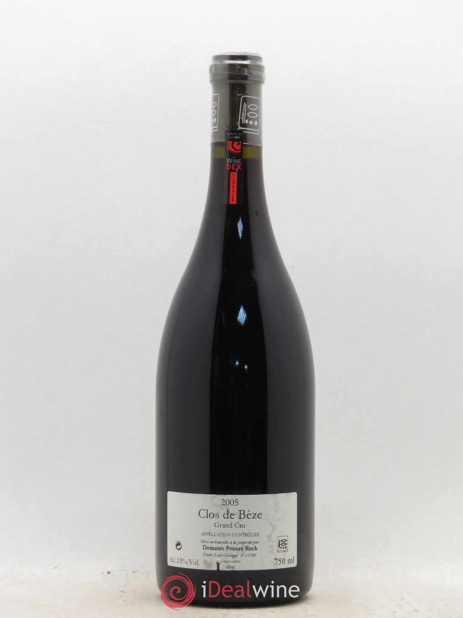 Chambertin Clos de Bèze Grand Cru Prieuré Roch 2005 - Lot de 1 bouteille - 1