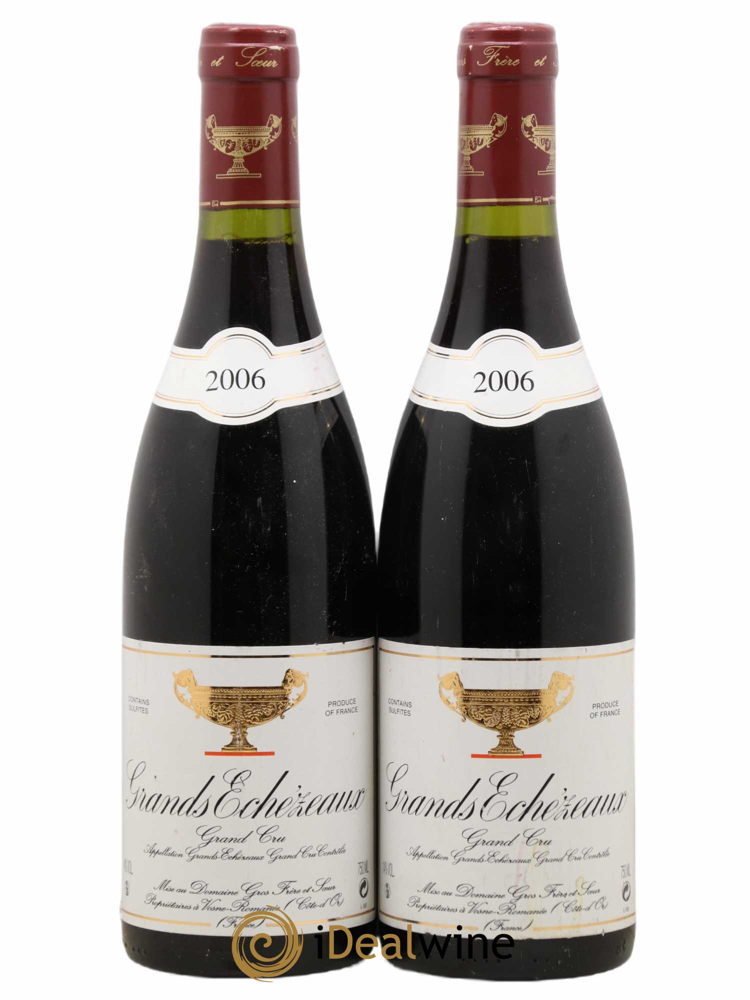 Grands-Echezeaux Grand Cru Gros Frère & Soeur 2006 - Lot de 2 bouteilles - 0
