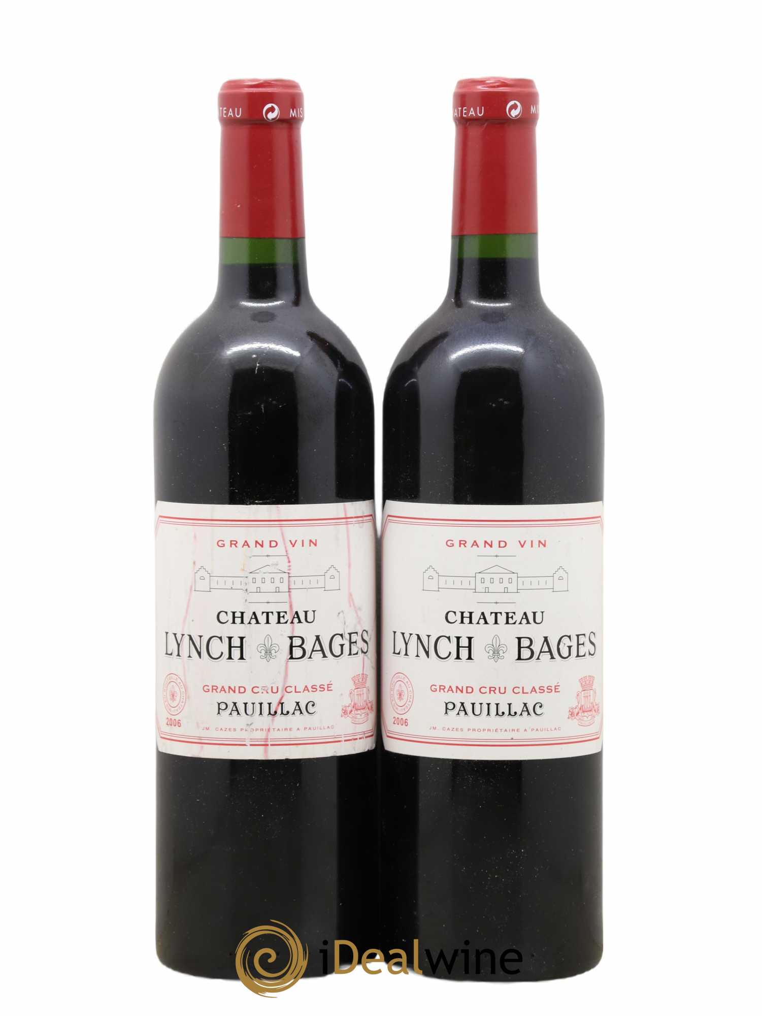 Château Lynch Bages 5ème Grand Cru Classé 2006 - Lot de 2 bouteilles - 0